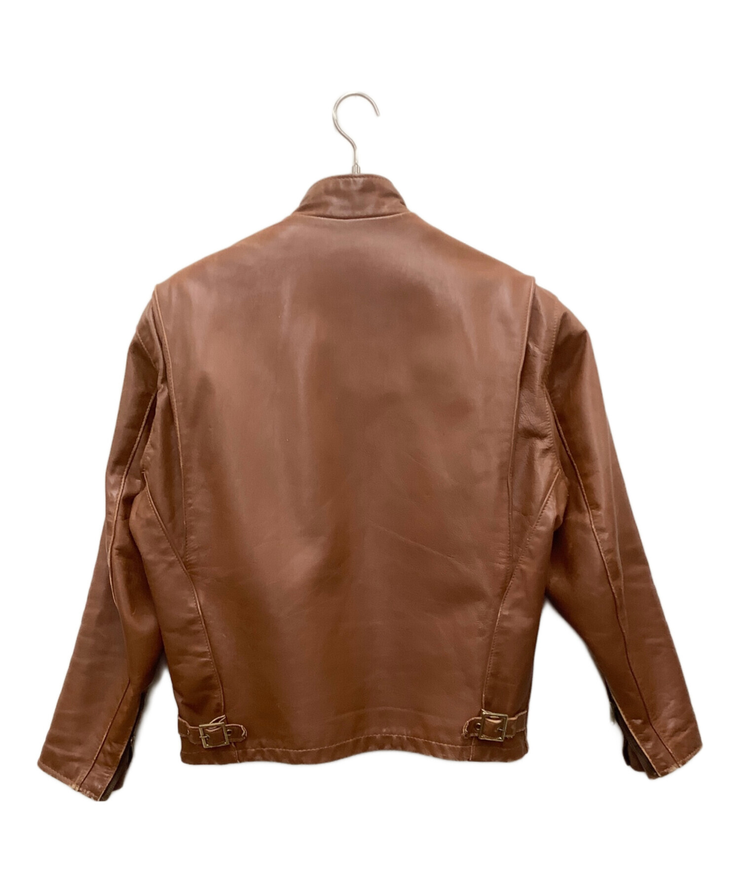 中古・古着通販】Schott (ショット) レザージャケット ブラウン サイズ