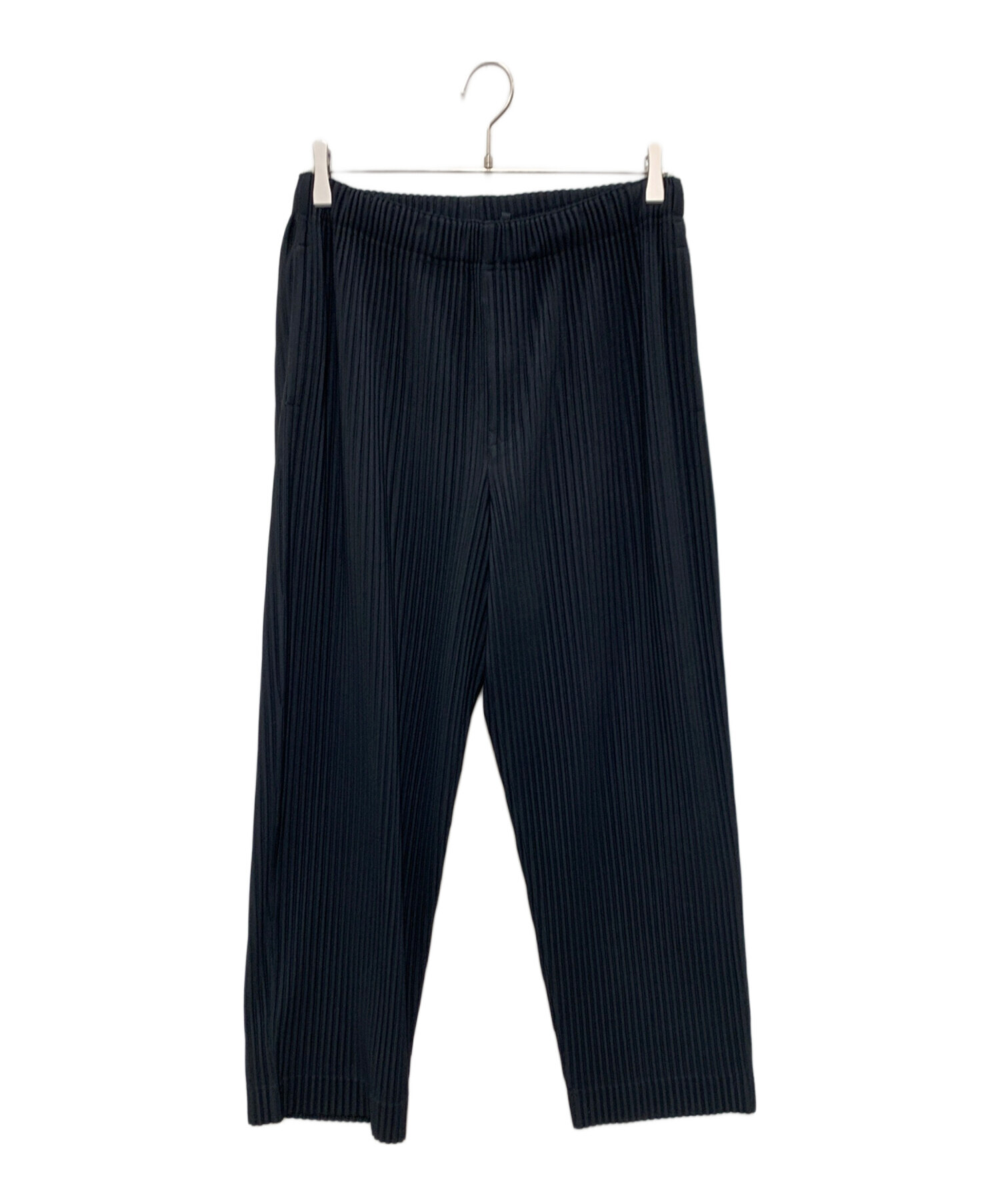 Homme Plissé オムプリッセ　パンツ　黒　グレー 中古・古着通販】HOMME PLISSE ISSEY MIYAKE (オム プリッセ イッセイ