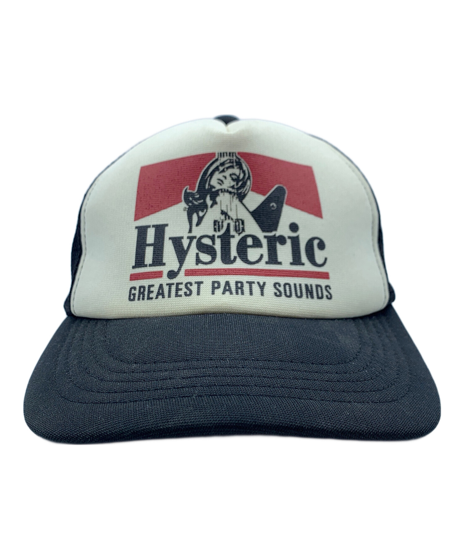 Hysteric Glamour キャップ ホワイト/ブラック HYSTERIC GLAMOUR（ヒステリックグラマー） キャップ 帽子 ENJOY ROCK
