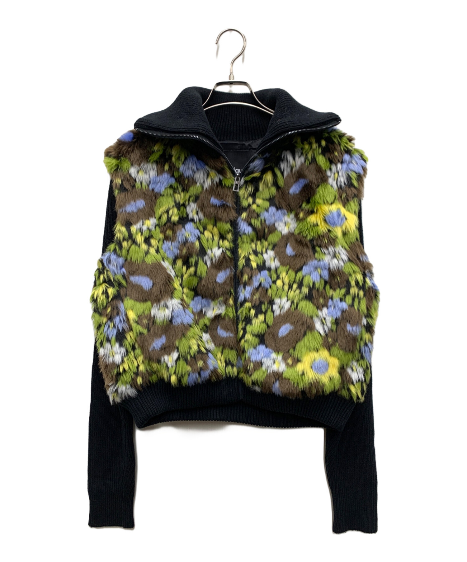 中古・古着通販】Desigual (デシグアル) ジャケット ブラック×グリーン 