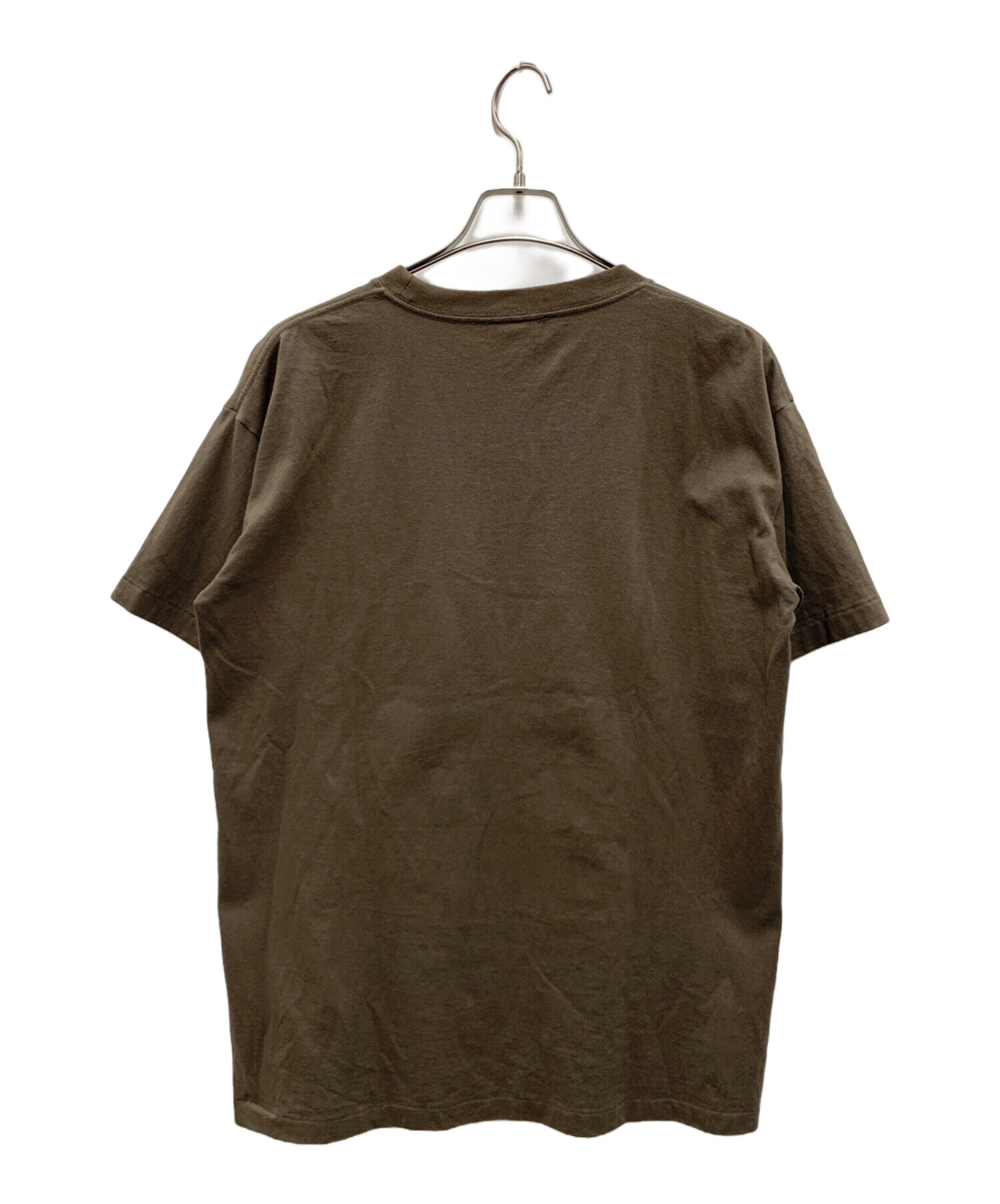 中古・古着通販】BoTT (ボット) プリントロゴTシャツ ブラウン サイズ