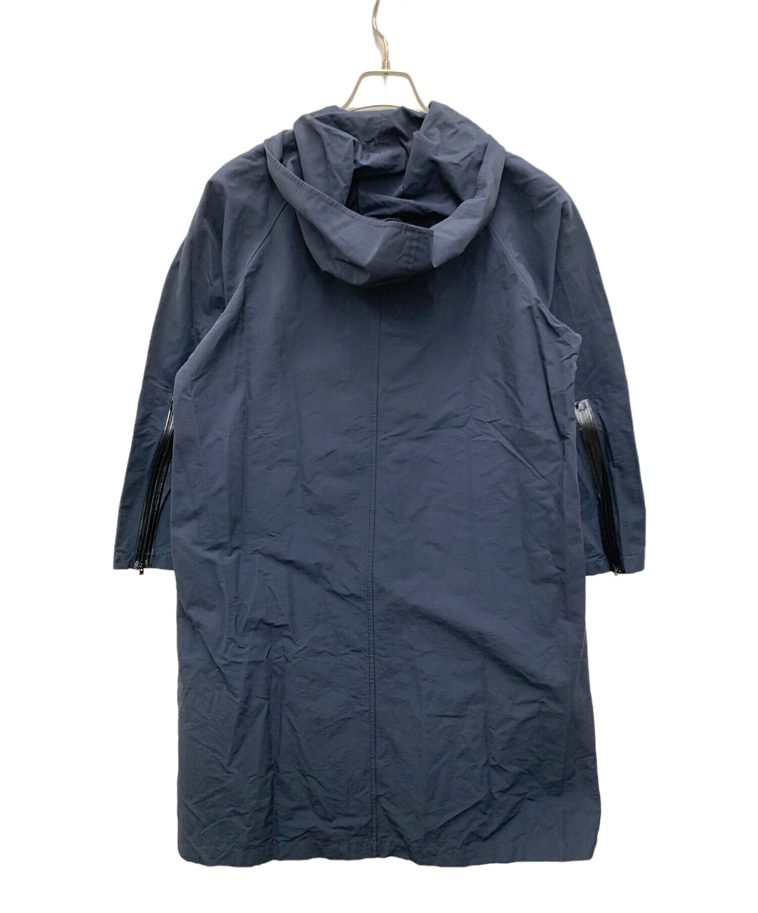 中古・古着通販】ZUCCA (ズッカ) ナイロンコート ブラック サイズ:M 
