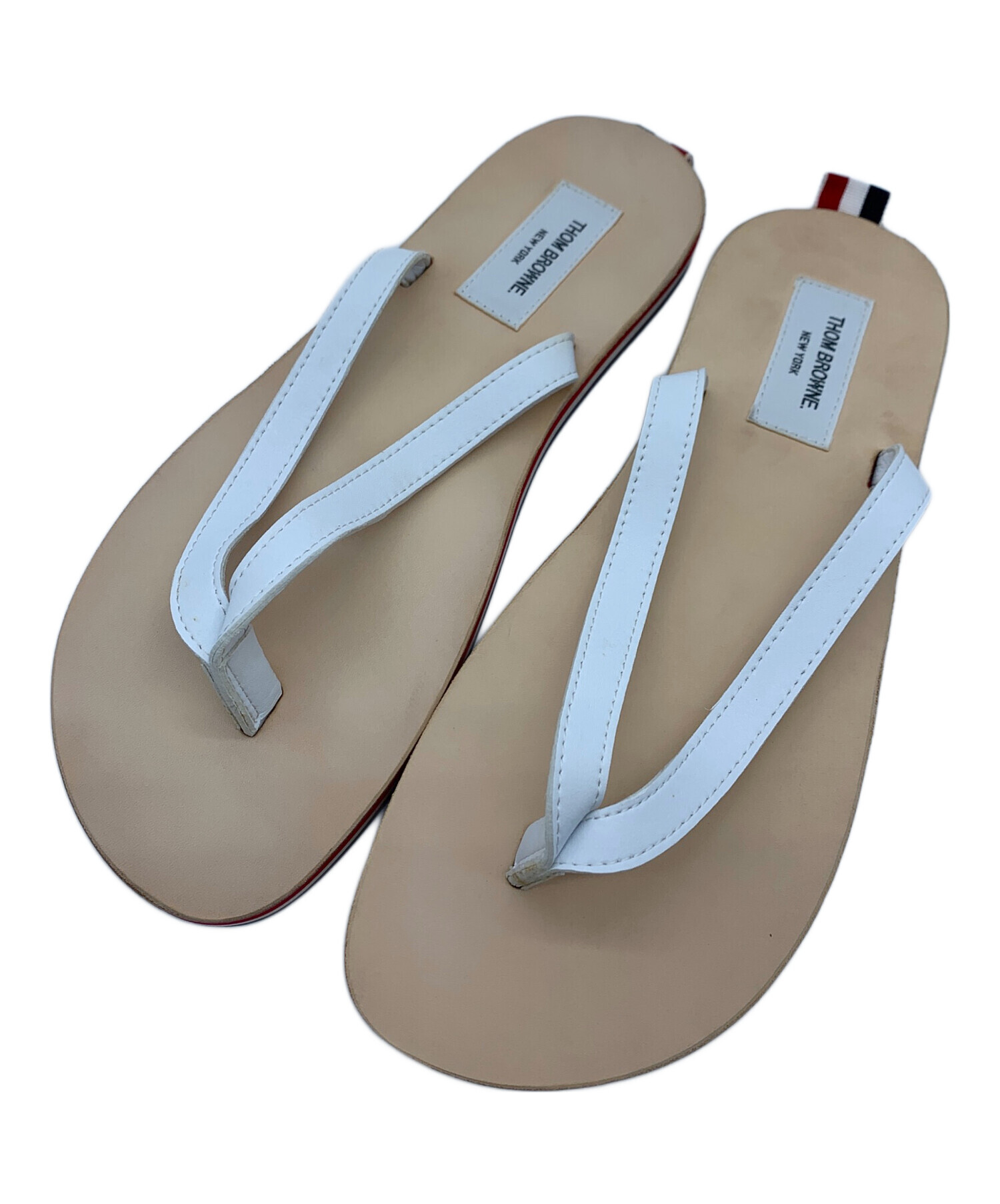 THOM BROWNE フラット　サンダル 中古・古着通販】THOM BROWNE. NEW YORK (トムブラウン ニューヨーク