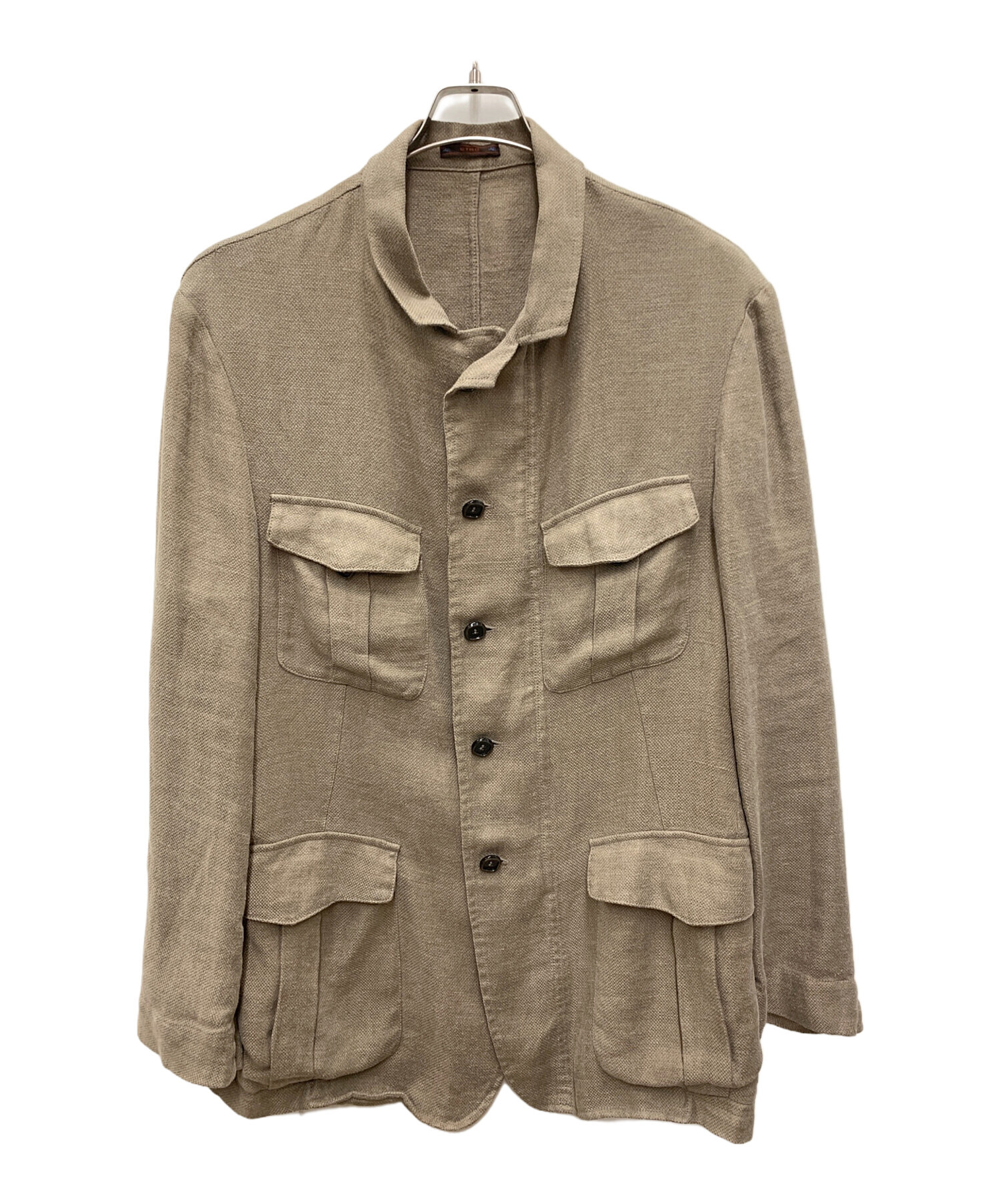 中古・古着通販】ETRO (エトロ) ジャケット ブラウン サイズ:50 