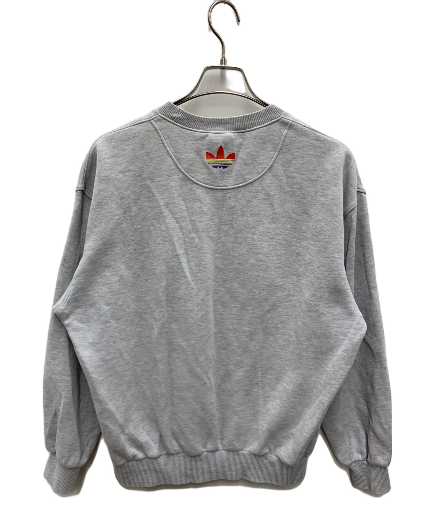 中古・古着通販】adidas (アディダス) スウェット ライトグレー サイズ 