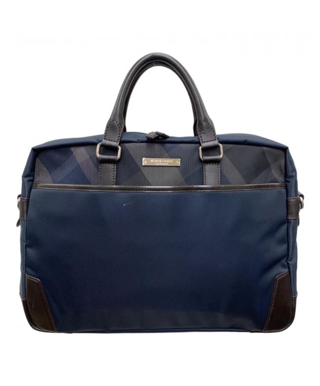 【極美品✨】ブラックレーベルクレストブリッジ 総柄 2way ビジネスバッグ 紺 中古・古着通販】BLACK LABEL CRESTBRIDGE (ブラックレーベル クレスト