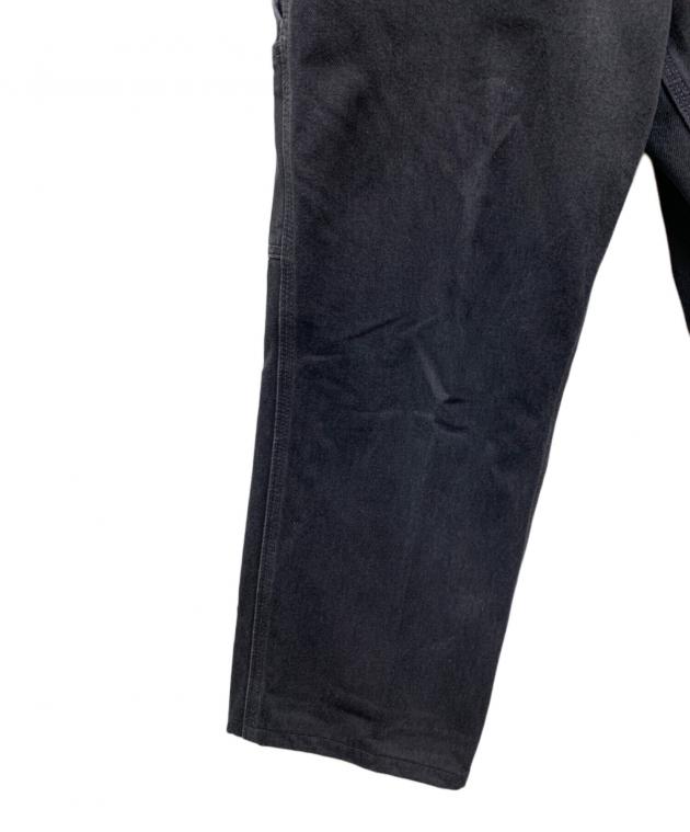 Carhartt ブラック ワークパンツ Carhartt（カーハート）の「carhartt ダック ダブル ワッペン フロント
