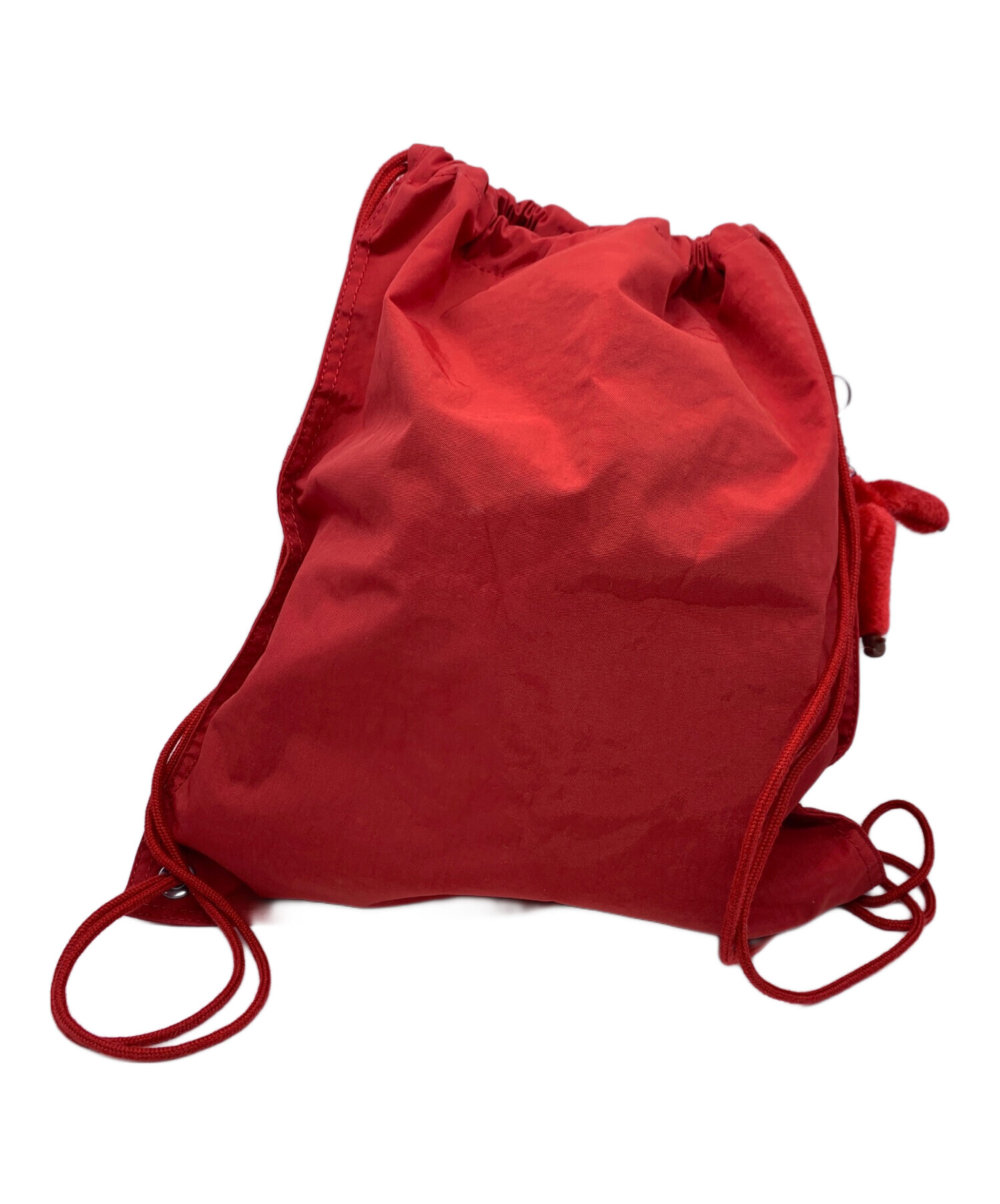 中古・古着通販】Kipling (キプリング) ナップサック レッド 未使用品 
