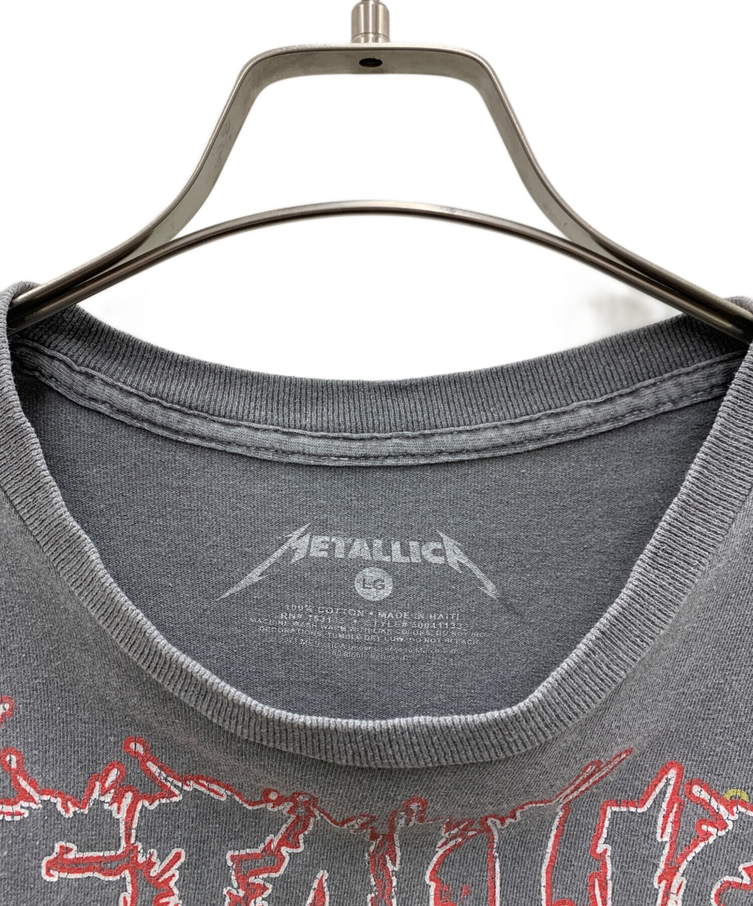 中古・古着通販】METALLICA (メタリカ) プリントTシャツ グレー サイズ