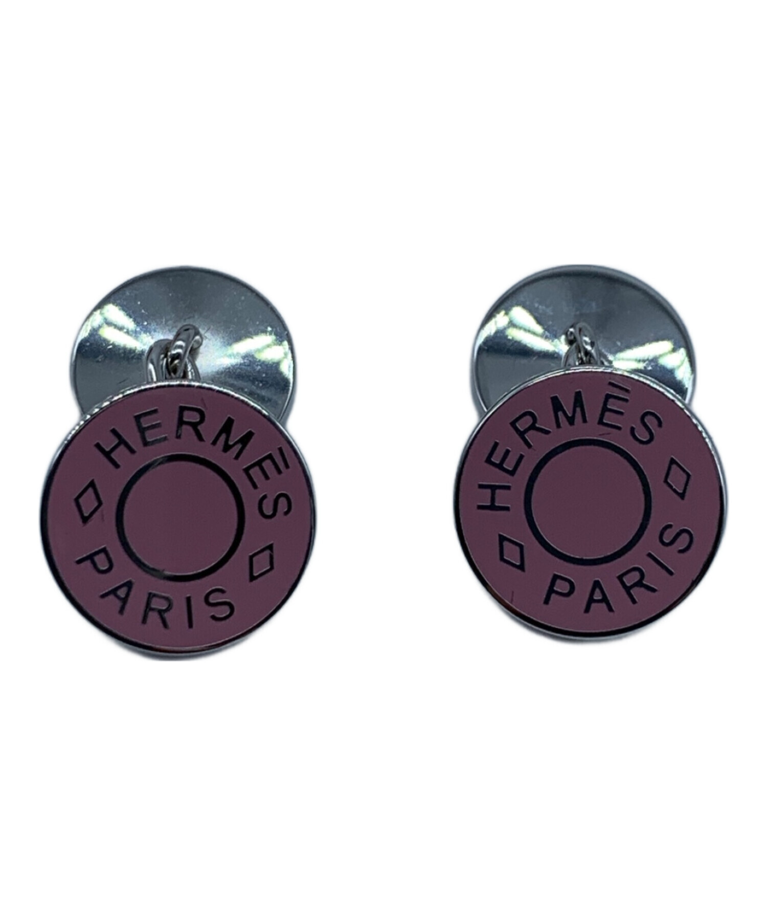 幻　HERMES　メキシカン　カフス　18K コンビ 中古・古着通販】HERMES (エルメス) カフス ピンク サイズ:ー