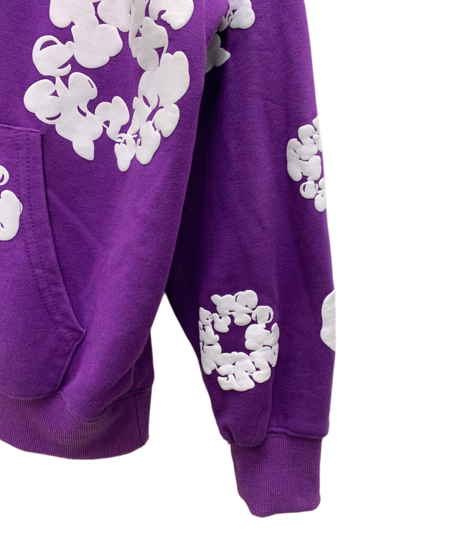 メ*8様 DENIM TEARS デニムティアーズ パープル パーカー Sサイズ 中古・古着通販】Denim Tears (デニムティアーズ) プルオーバー