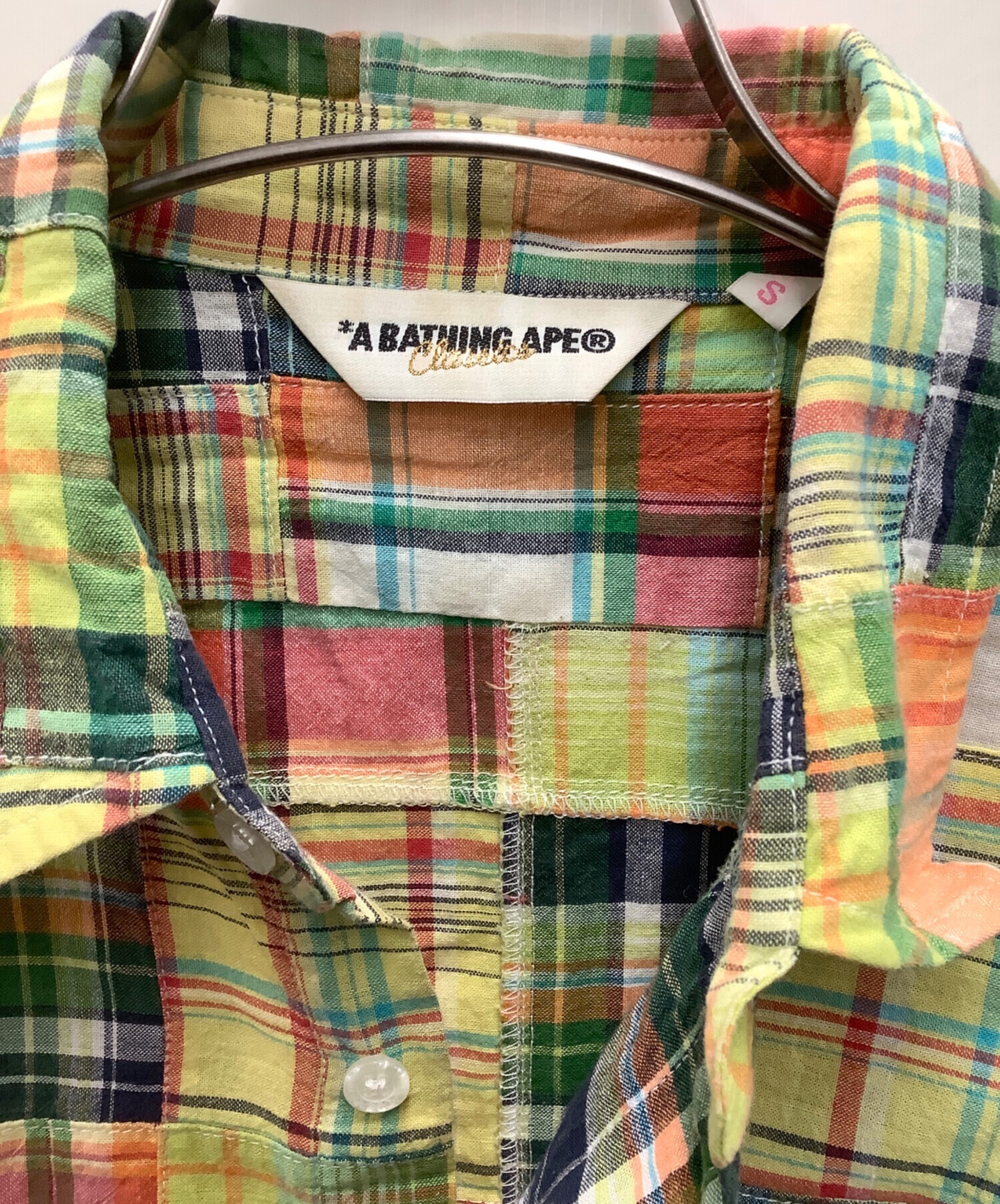 中古・古着通販】A BATHING APE (アベイシングエイプ) チェックシャツ
