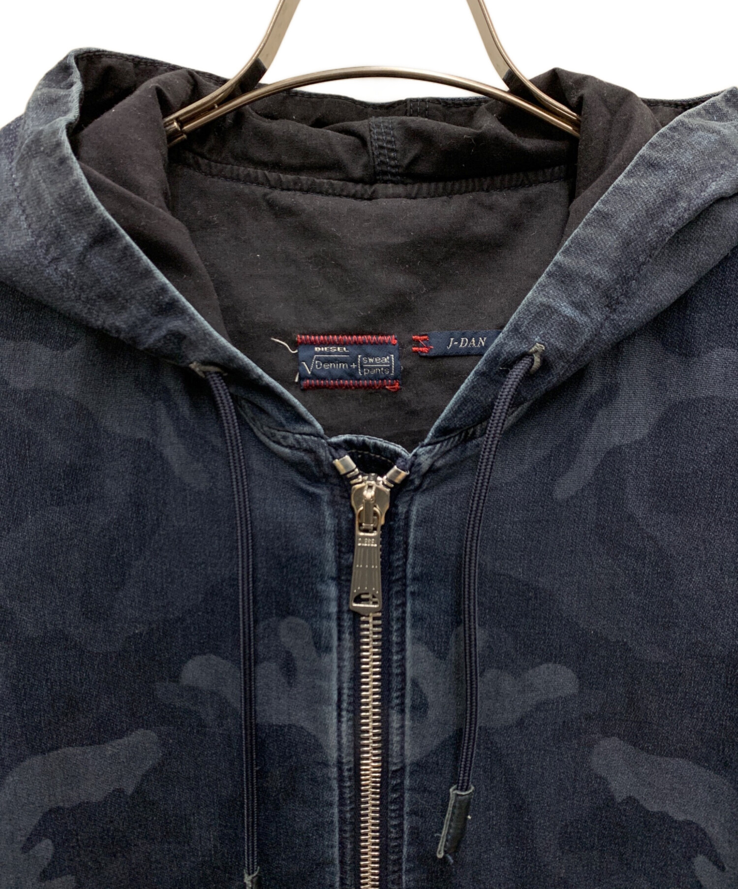 中古・古着通販】DIESEL (ディーゼル) ジョグデニムジップパーカー 
