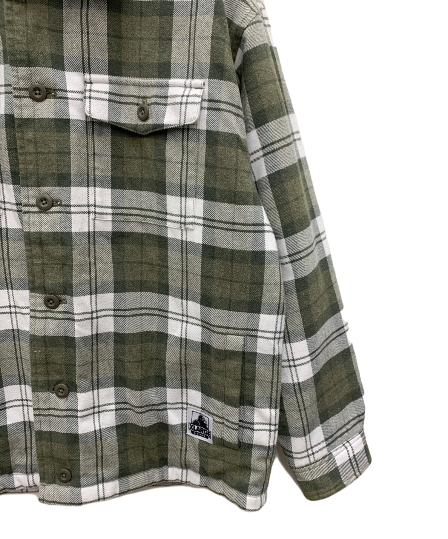 中古・古着通販】X-LARGE (エクストララージ) シャツジャケット