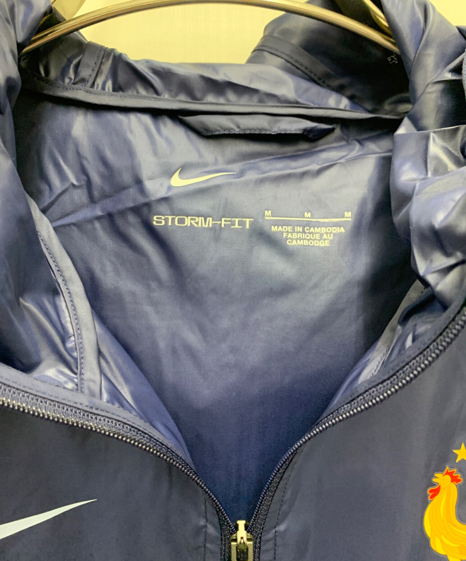 中古・古着通販】NIKE (ナイキ) ナイロンジャケット ネイビー サイズ:M