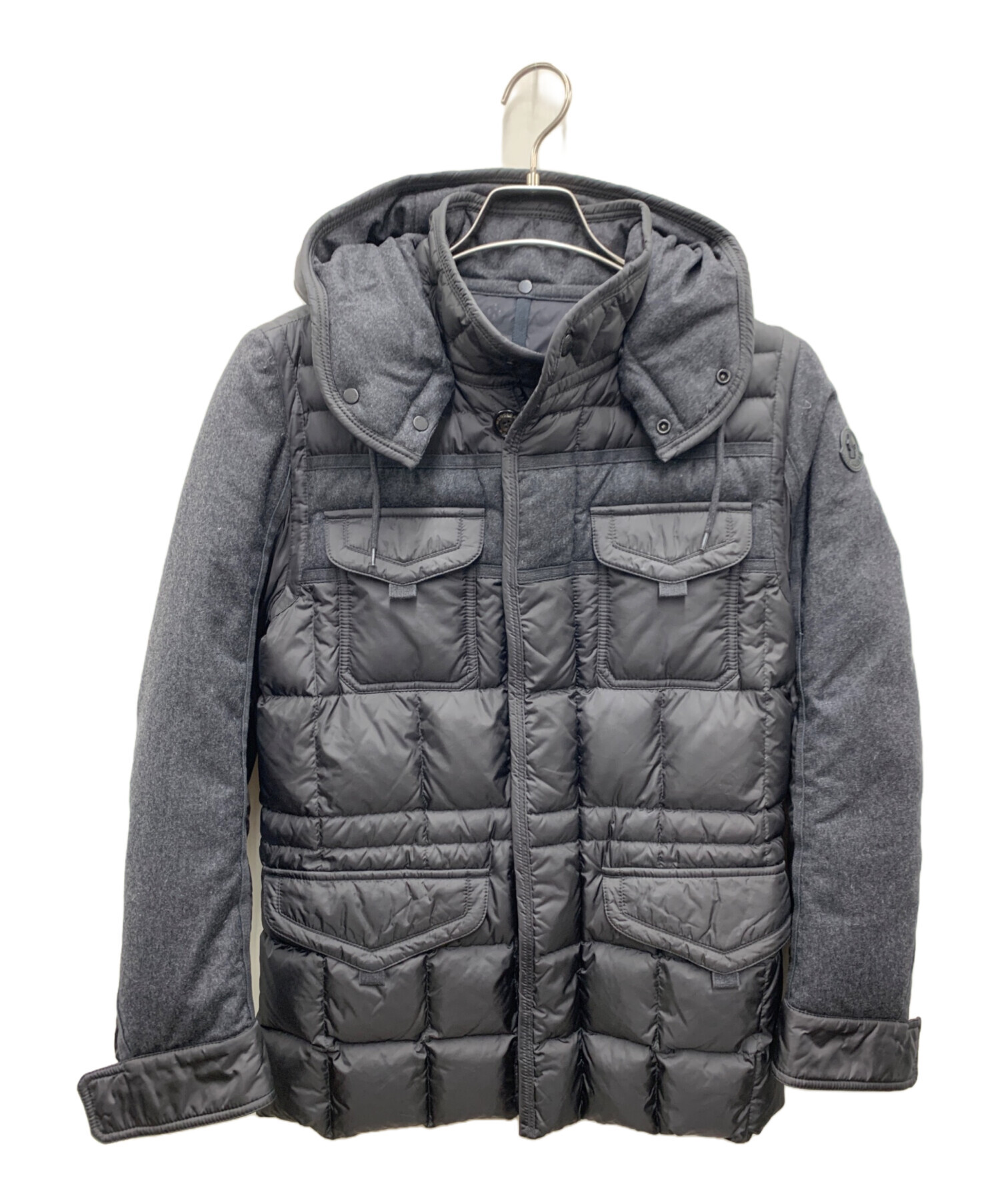 中古・古着通販】MONCLER (モンクレール) ダウンジャケット グレー 