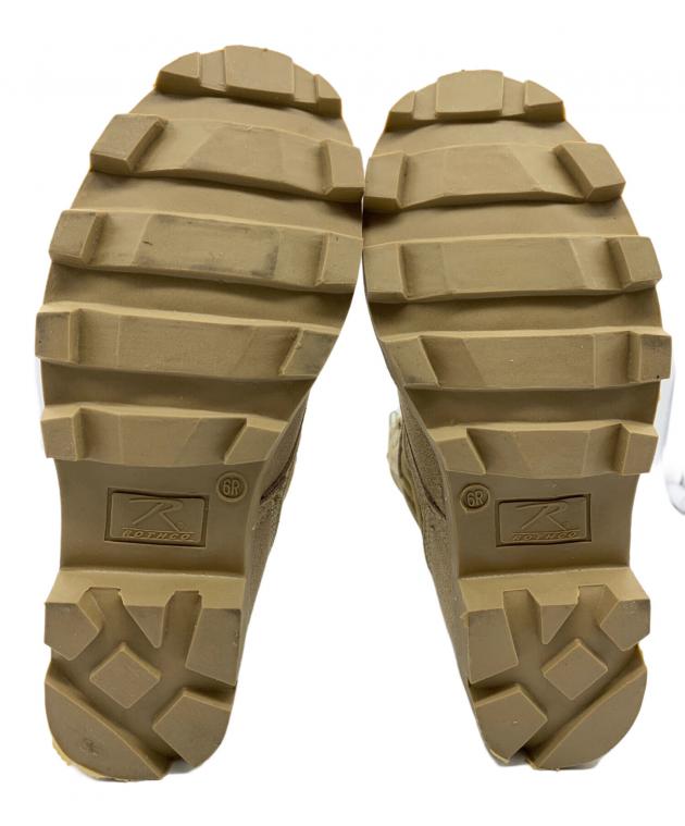 美品 27㎝◎Rothco ロスコ ミドルブーツ ジャングルブーツ ベージュ 精悍Military!! ☆ Rothco ☆ Jungle Boots ジャングルブーツ (ROTHCO