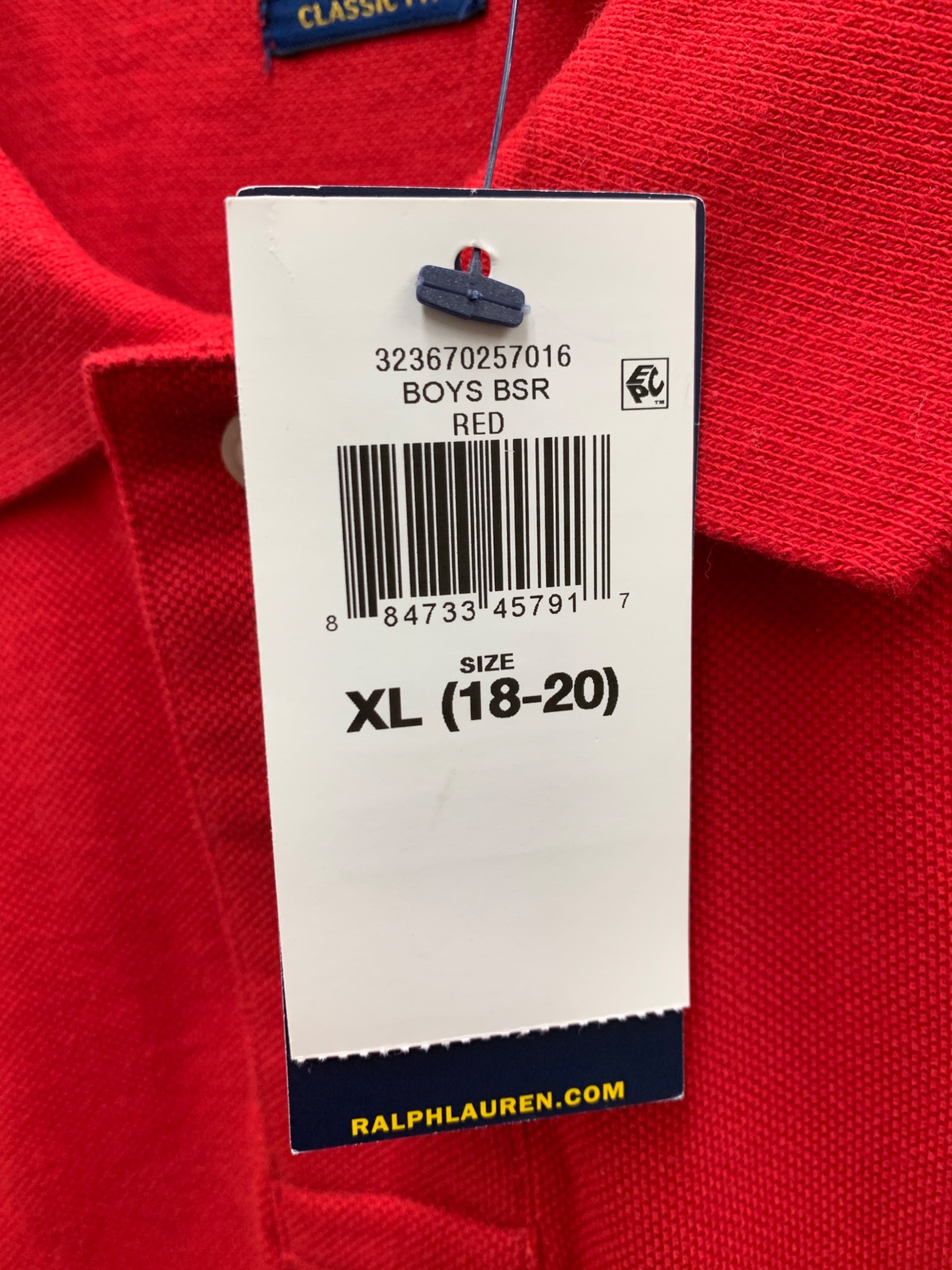最終値引き7割引！ 新品未使用 Ralph Lauren　ポロシャツ　タグ付き 中古・古着通販】POLO RALPH LAUREN (ポロ・ラルフローレン