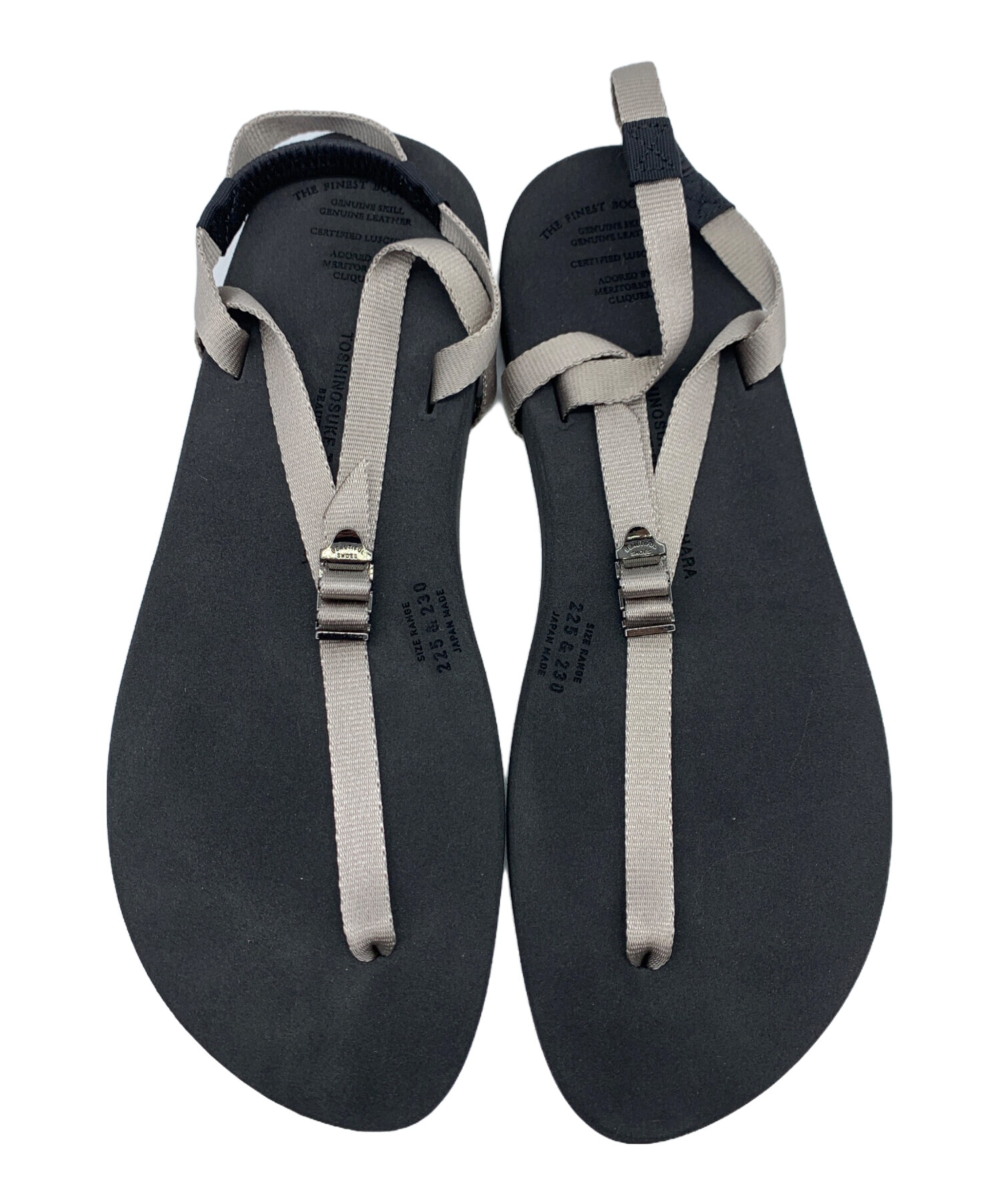 【美品】TOSHINOSUKE TAKEGAHARAストラップ サンダル 中古・古着通販】BEAUTIFUL SHOES TOSHINOSUKE TAKEGAHARA