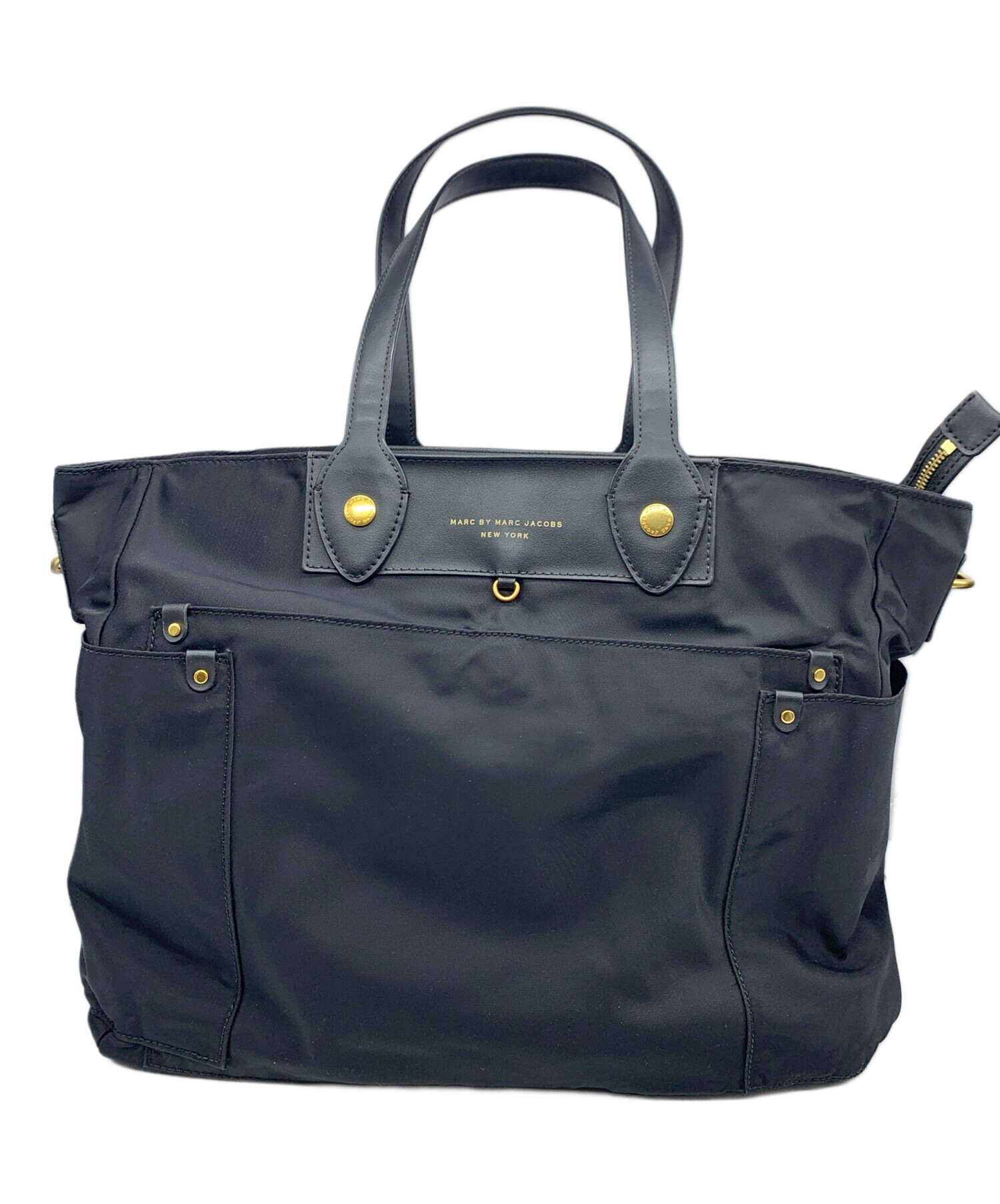 2512-74｜美品｜マークバイマークジェイコブス 2WAYバッグ ブルー マーク ジェイコブス MARC JACOBS バッグ （ブルー） -waja bazar