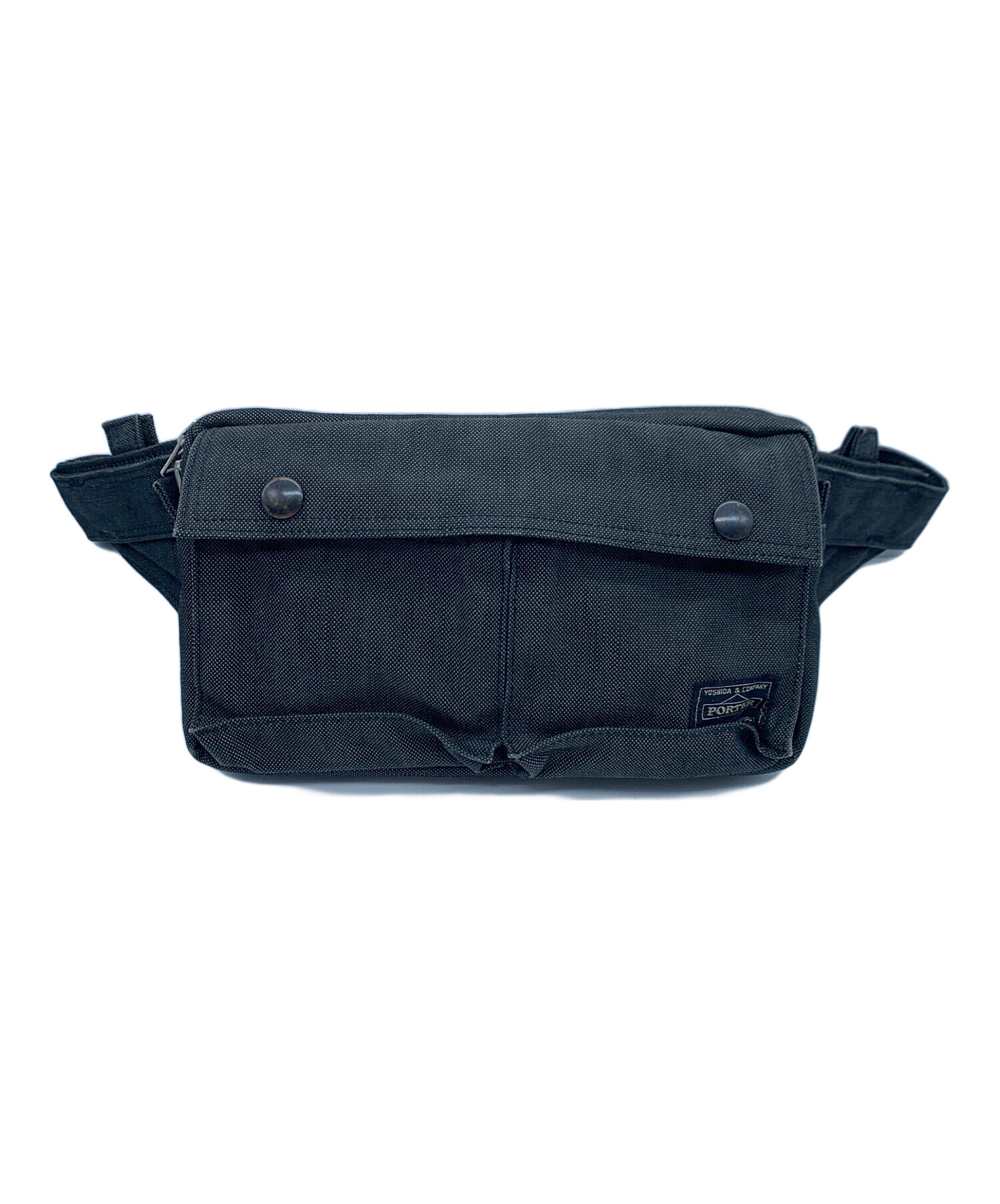 中古・古着通販】PORTER (ポーター) ウエストポーチ スモーキー グレー
