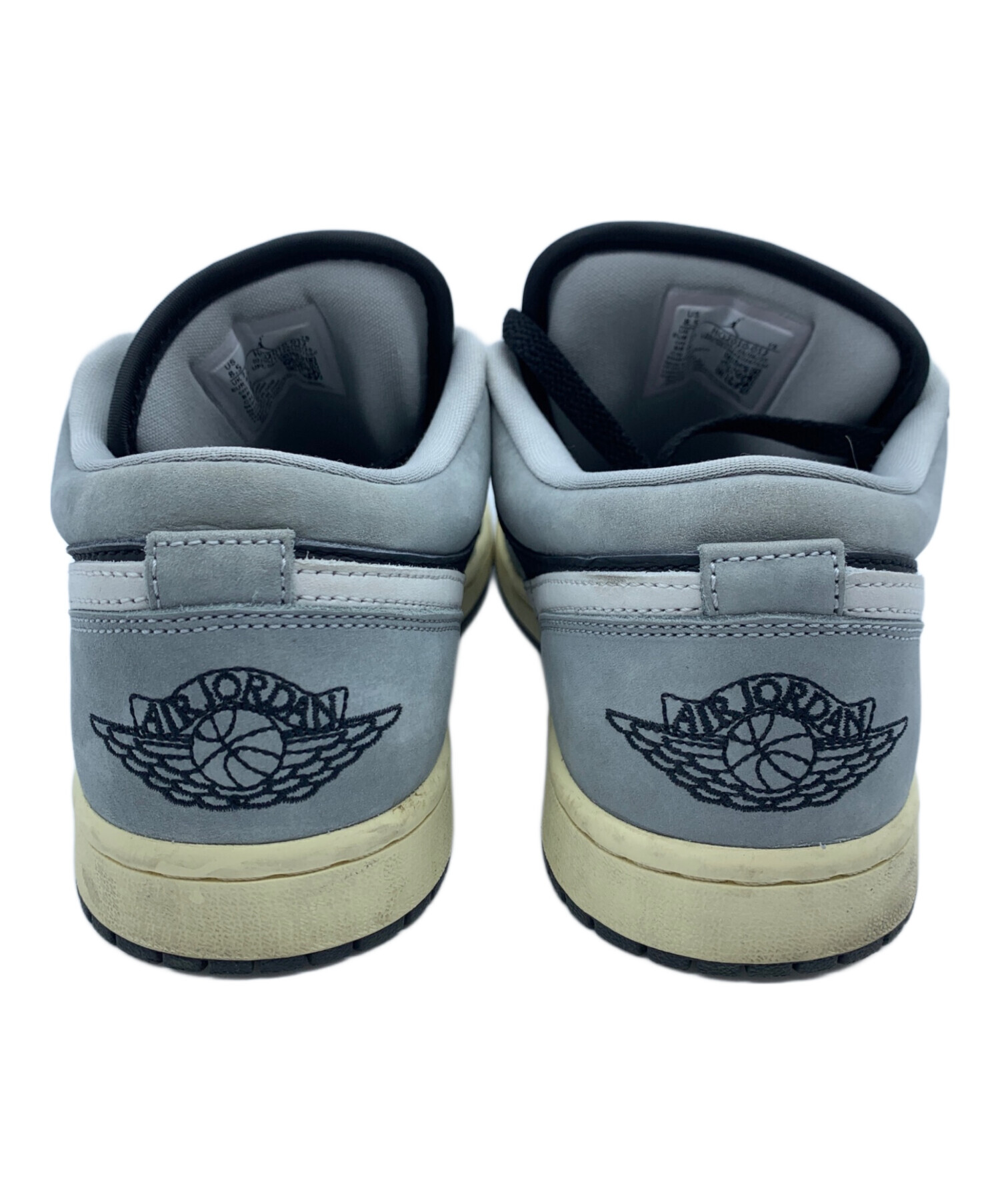中古・古着通販】NIKE (ナイキ) Air Jordan 1 Low SE グレー×ブラック 
