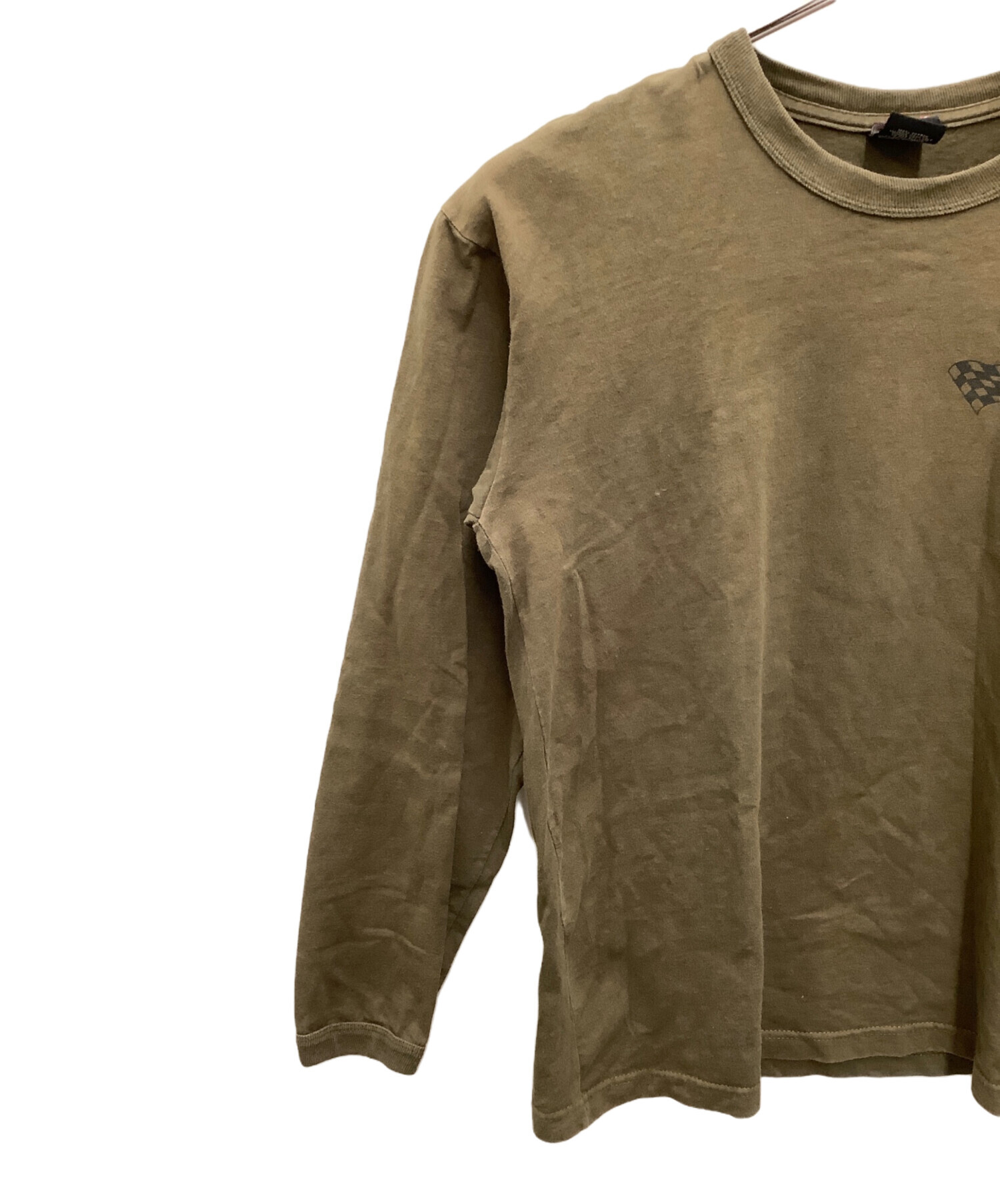 中古・古着通販】stussy (ステューシー) 長袖カットソー オリーブ
