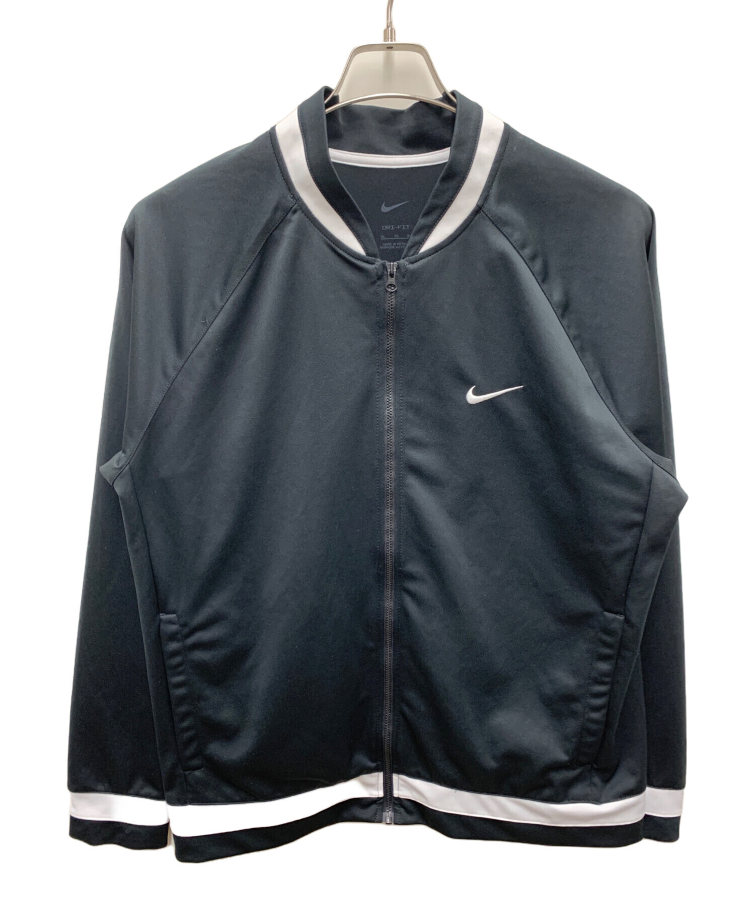 中古・古着通販】NIKE (ナイキ) トラックジャケット ブラック×ホワイト 