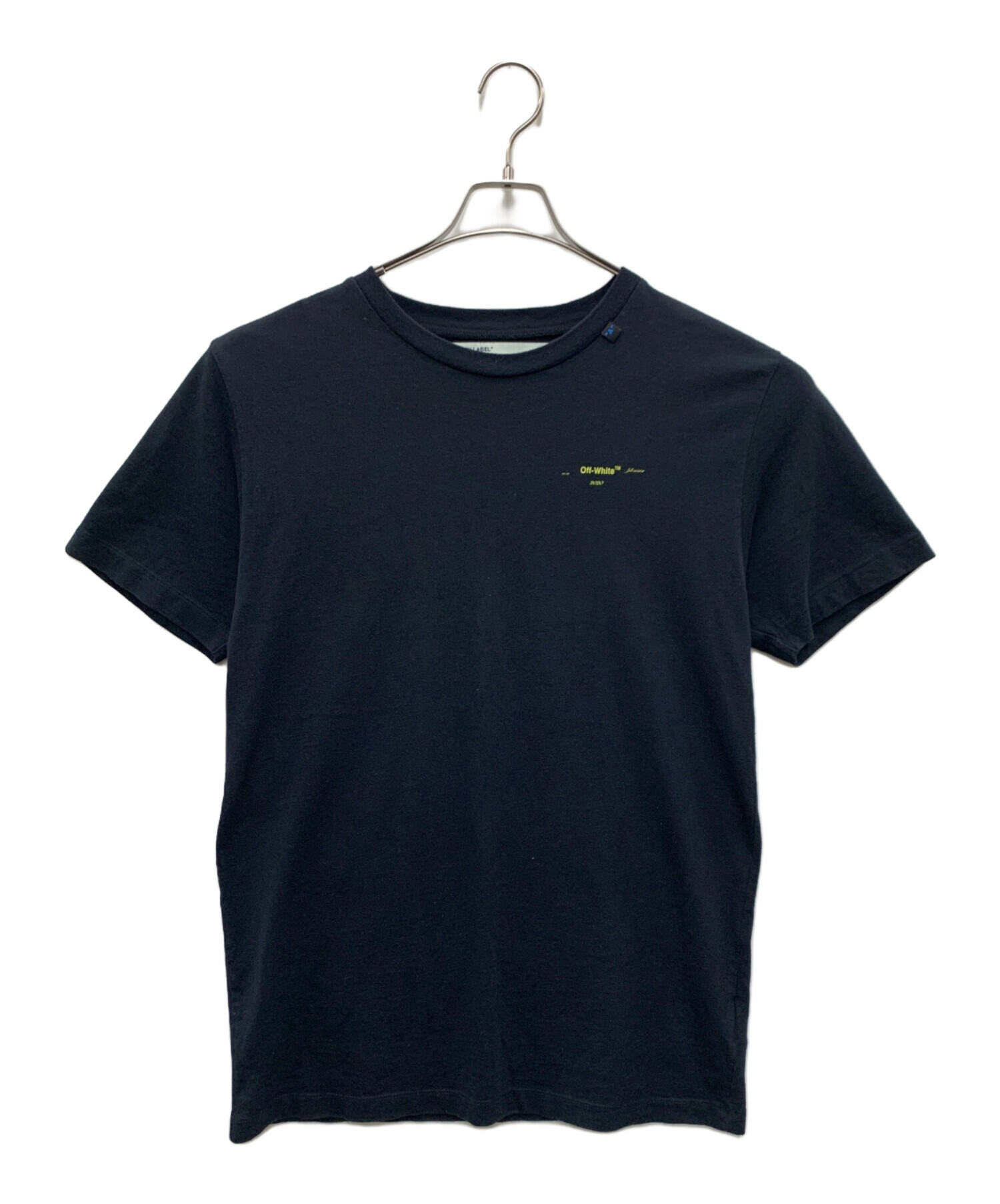 中古・古着通販】OFFWHITE (オフホワイト) 半袖カットソー ブラック