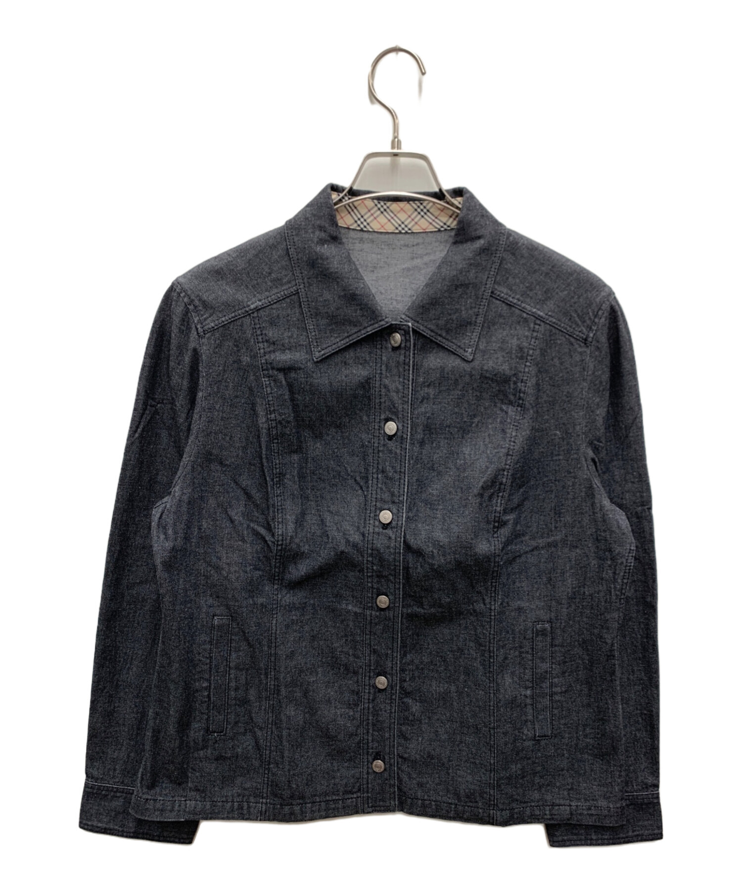 Burberry London デニムジャケット　46 中古・古着通販】BURBERRY (バーバリー) デニムジャケット インディゴ