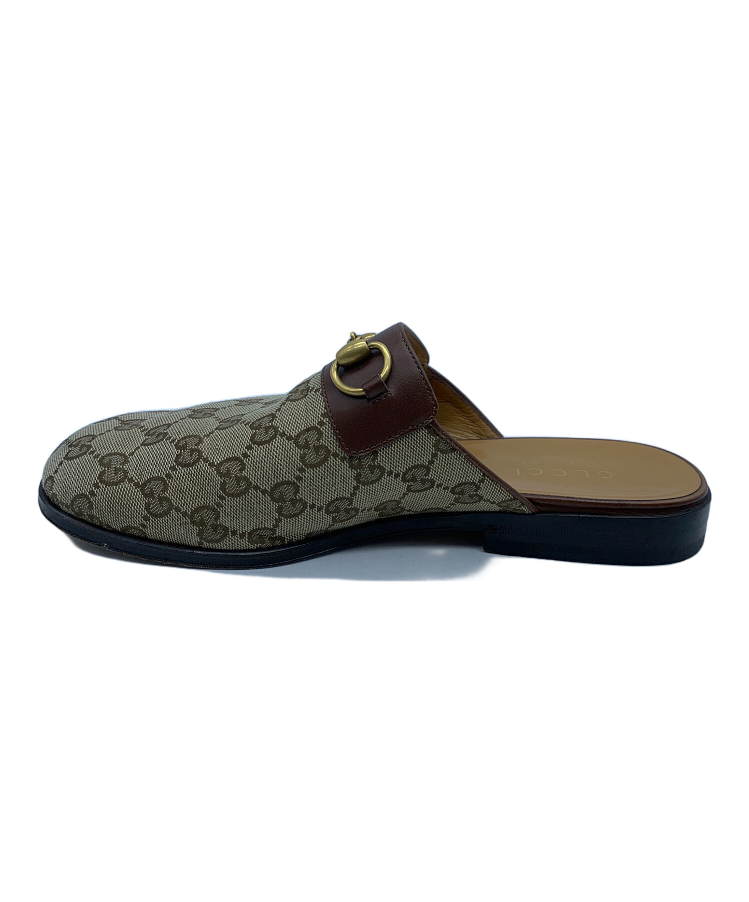 中古・古着通販】GUCCI (グッチ) GGキャンバスホースビットサンダル