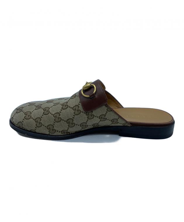 中古・古着通販】GUCCI (グッチ) GGキャンバスホースビットサンダル