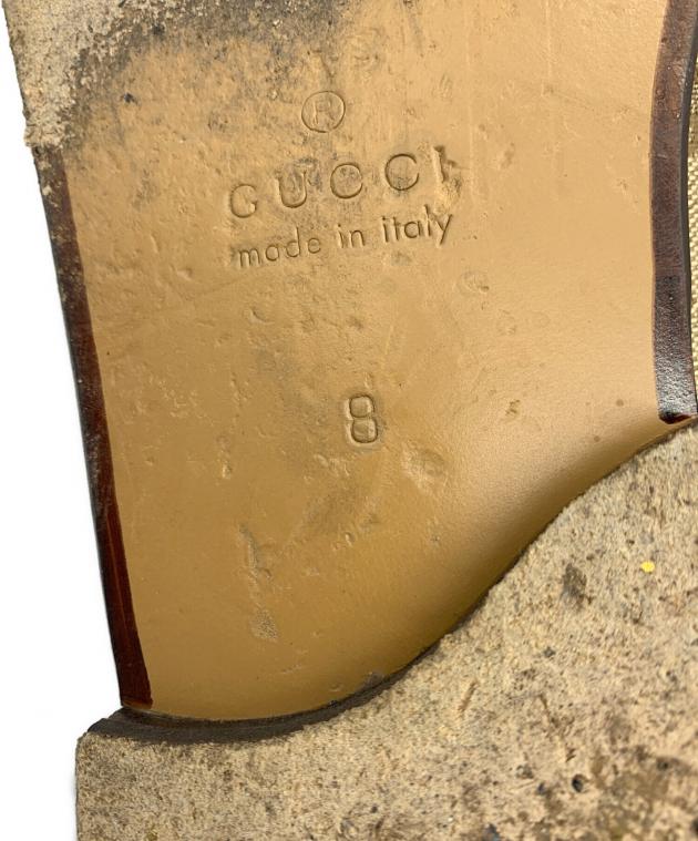 中古・古着通販】GUCCI (グッチ) GGキャンバスホースビットサンダル