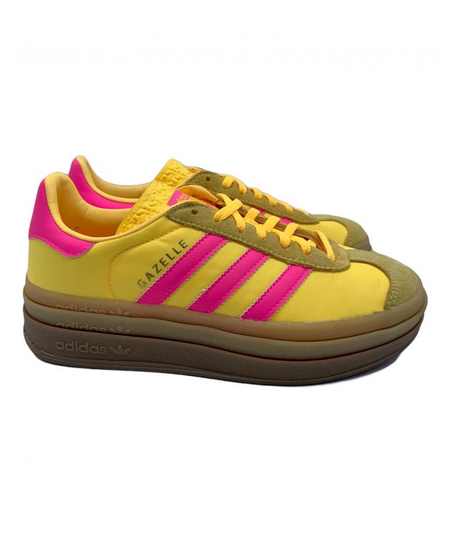 中古・古着通販】adidas (アディダス) GAZELLE BOLD W イエロー×ピンク