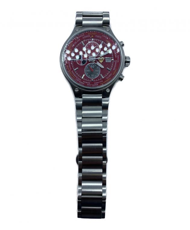 おしリズム 中古・古着通販】RHYTHM (リズム) クロノグラフ 赤い彗星モデル レッド
