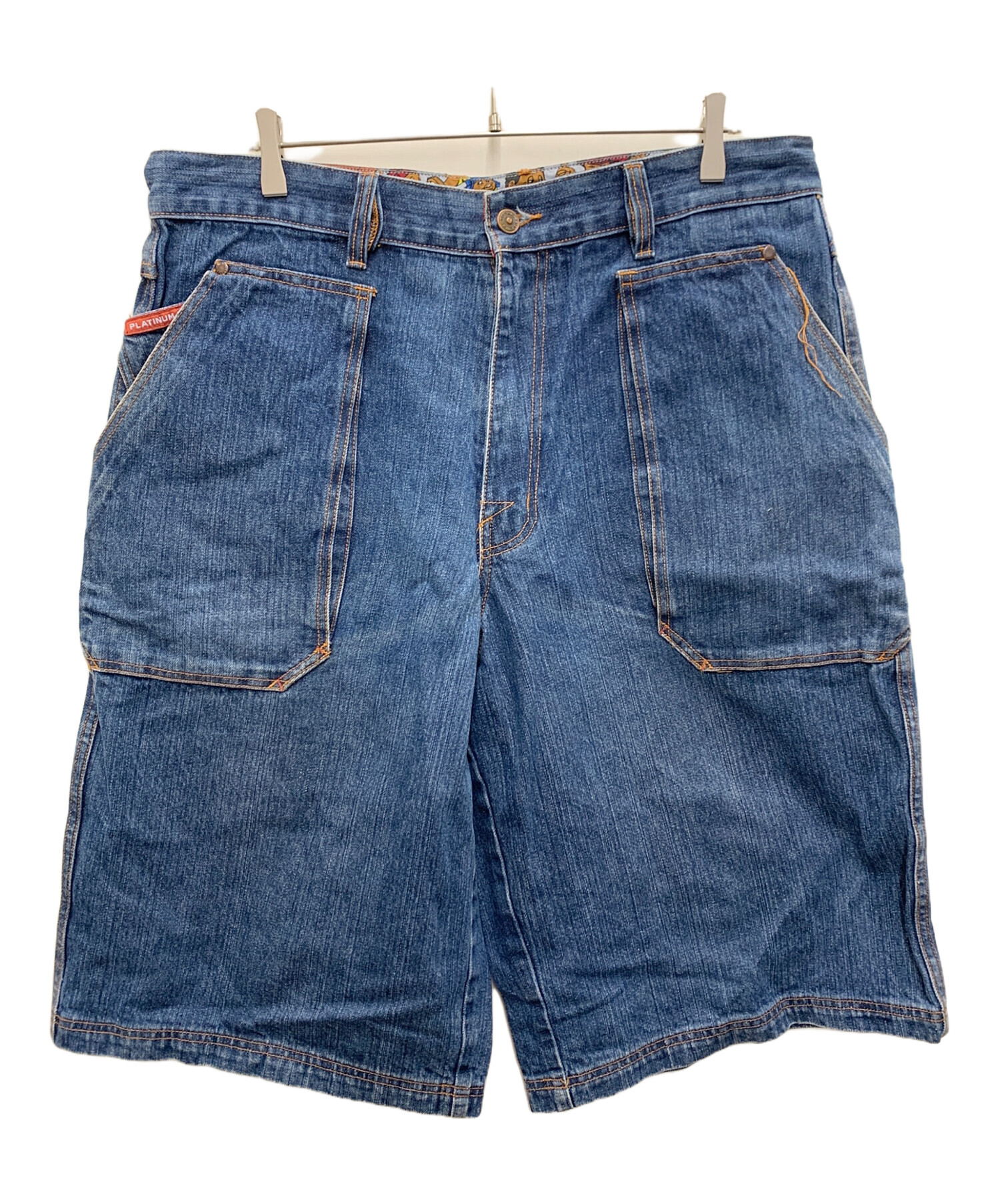 中古・古着通販】PLATINUM FUBU (プラチナムフブ) ハーフデニムパンツ