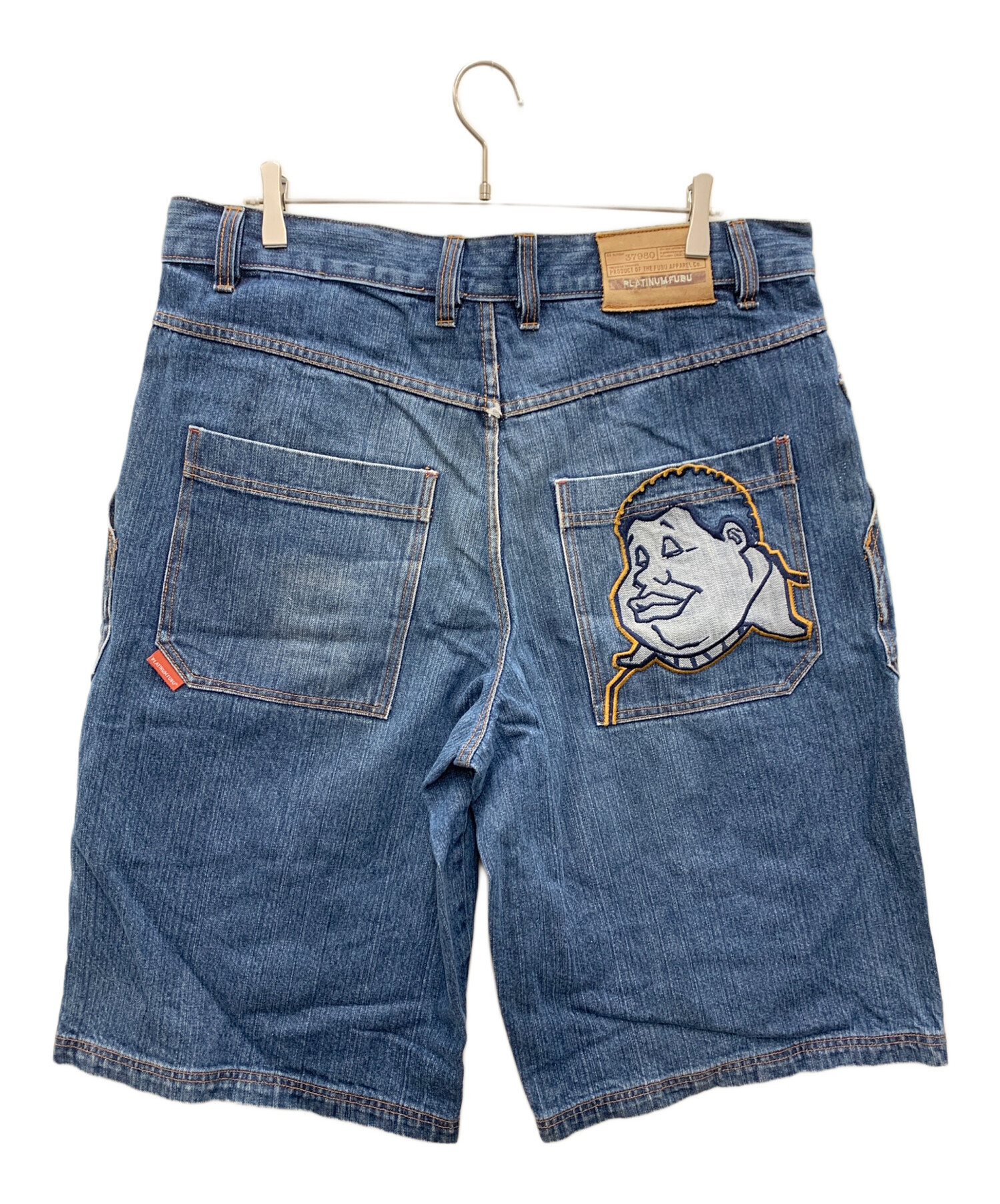 中古・古着通販】PLATINUM FUBU (プラチナムフブ) ハーフデニムパンツ