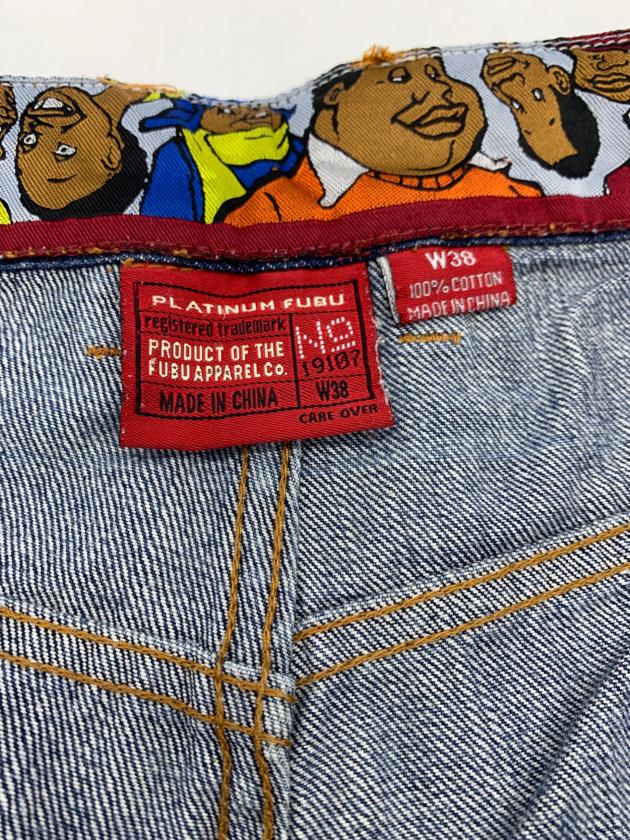 中古・古着通販】PLATINUM FUBU (プラチナムフブ) ハーフデニムパンツ