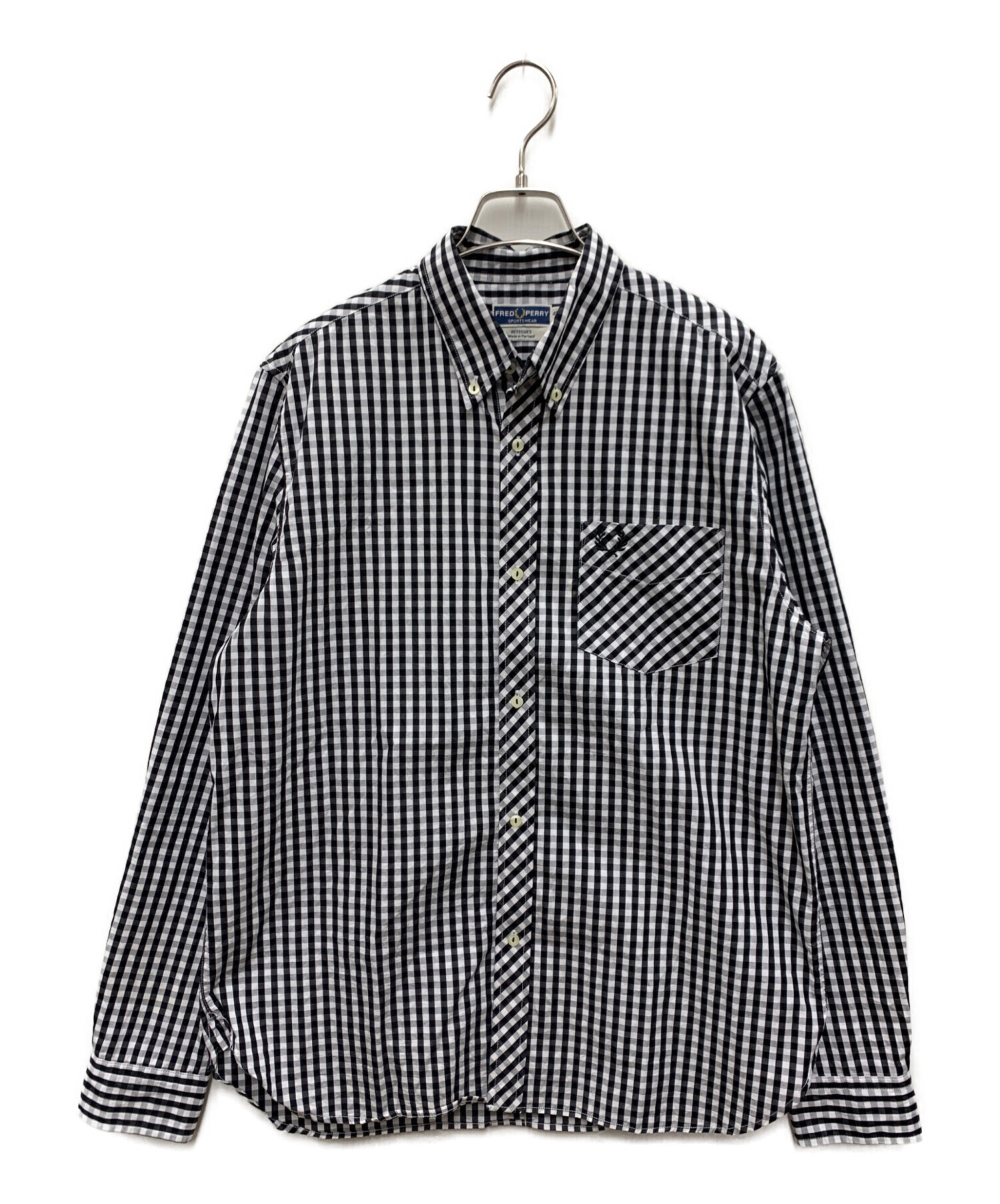 中古・古着通販】FRED PERRY (フレッドペリー) 長袖シャツ ブラック 