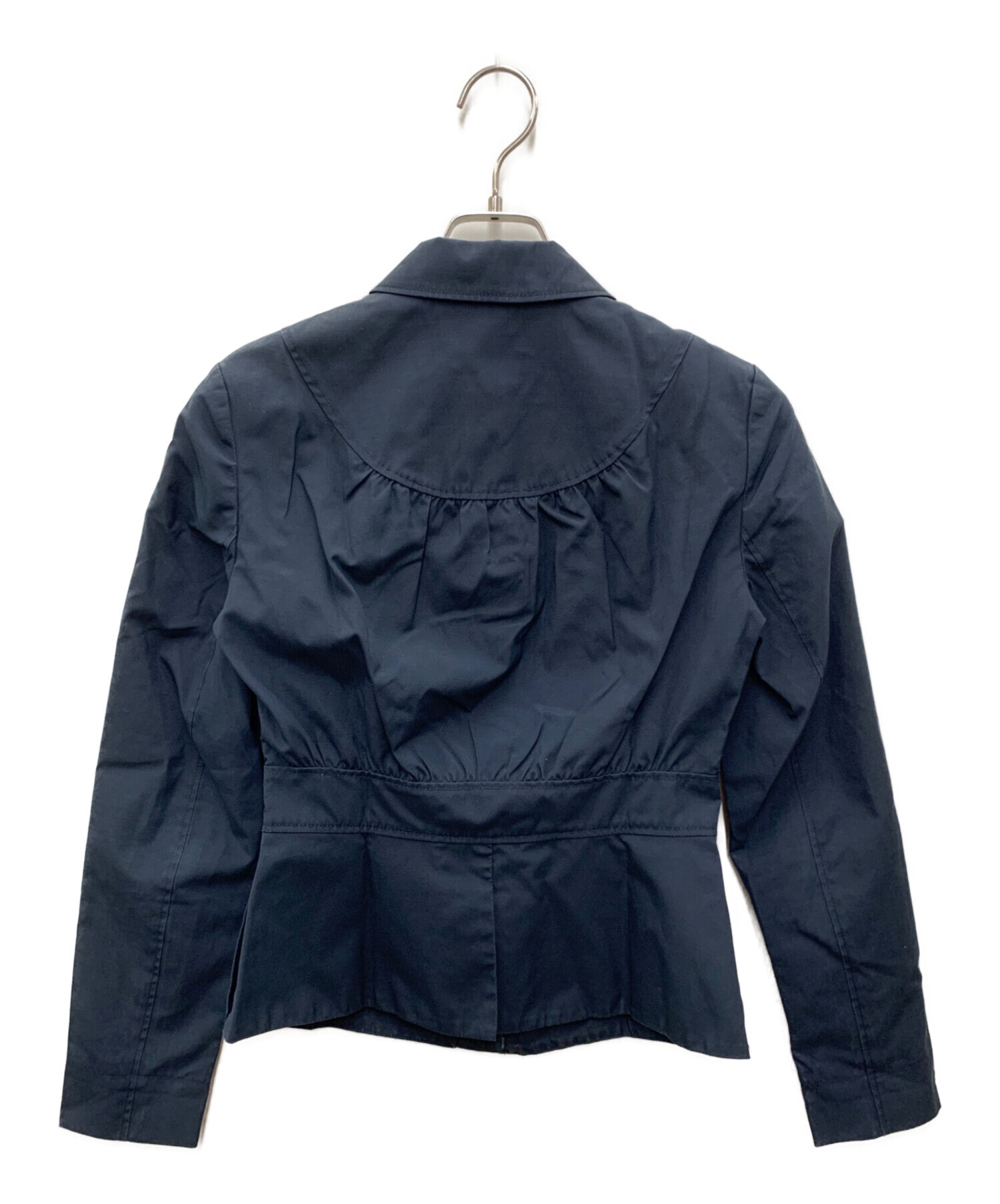 中古・古着通販】PRADA (プラダ) コットンジップジャケット ネイビー