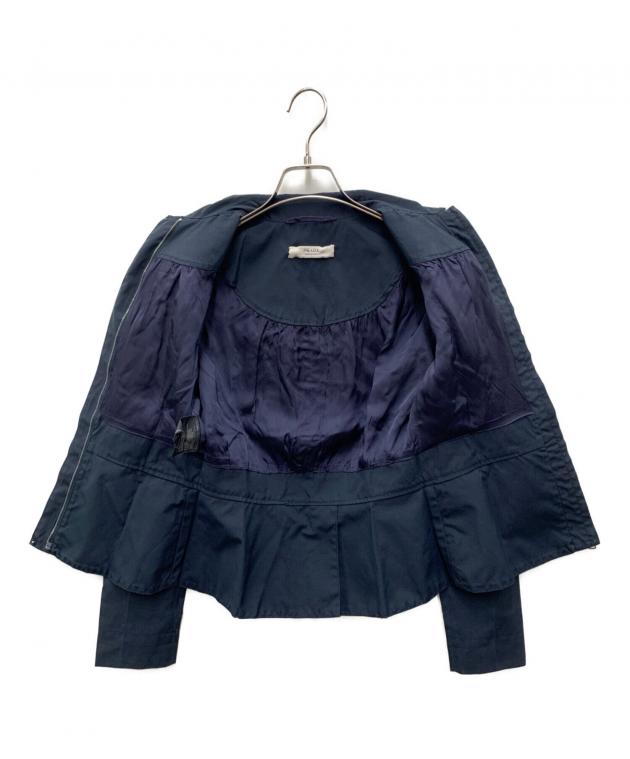 中古・古着通販】PRADA (プラダ) コットンジップジャケット ネイビー