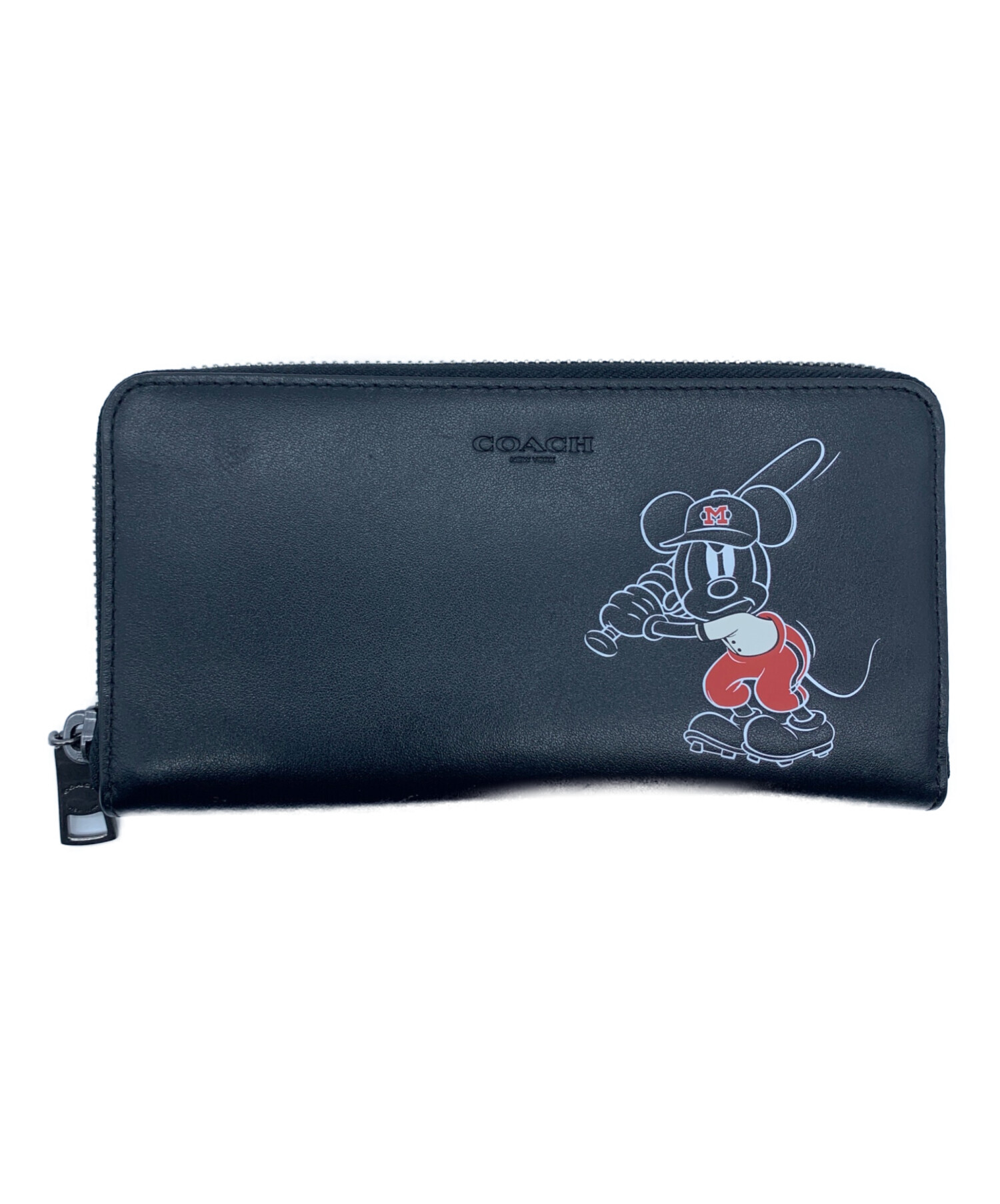 中古・古着通販】COACH (コーチ) DISNEY (ディズニー) 長財布 ブラック