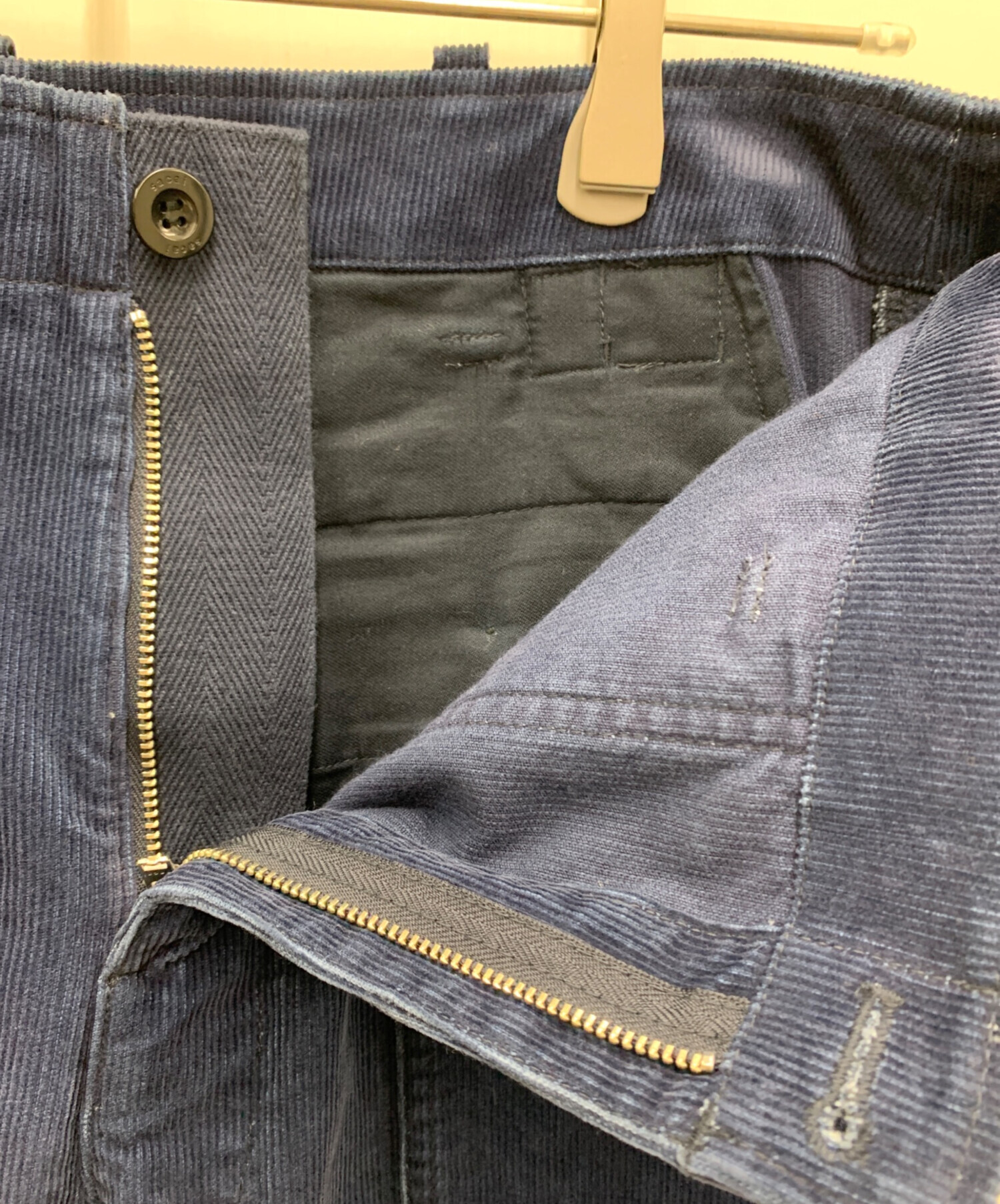 中古・古着通販】sacai (サカイ) コーデュロイパンツ ネイビー サイズ