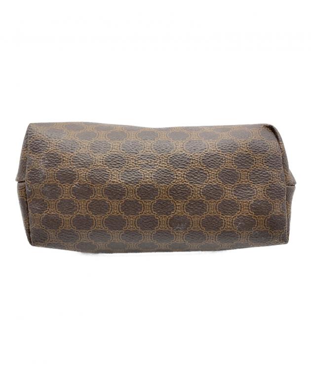 中古・古着通販】CELINE (セリーヌ) コスメポーチ マカダム ブラウン
