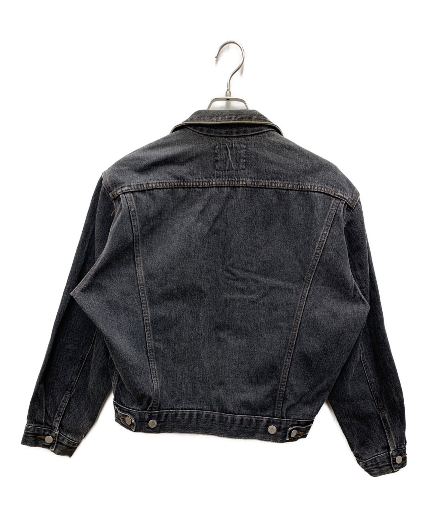 中古・古着通販】Wrangler (ラングラー) デニムジャケット ブラック 