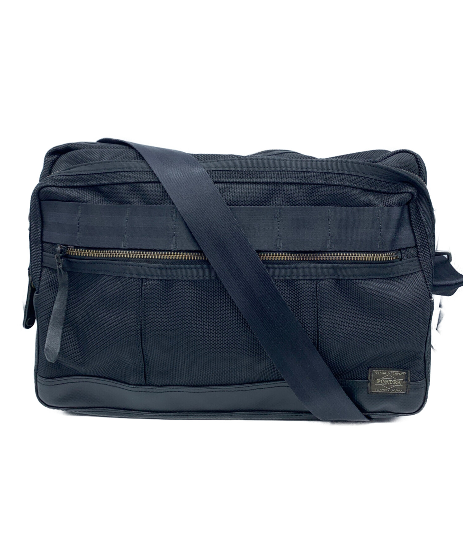 中古・古着通販】PORTER (ポーター) ショルダーバッグ ブラック 