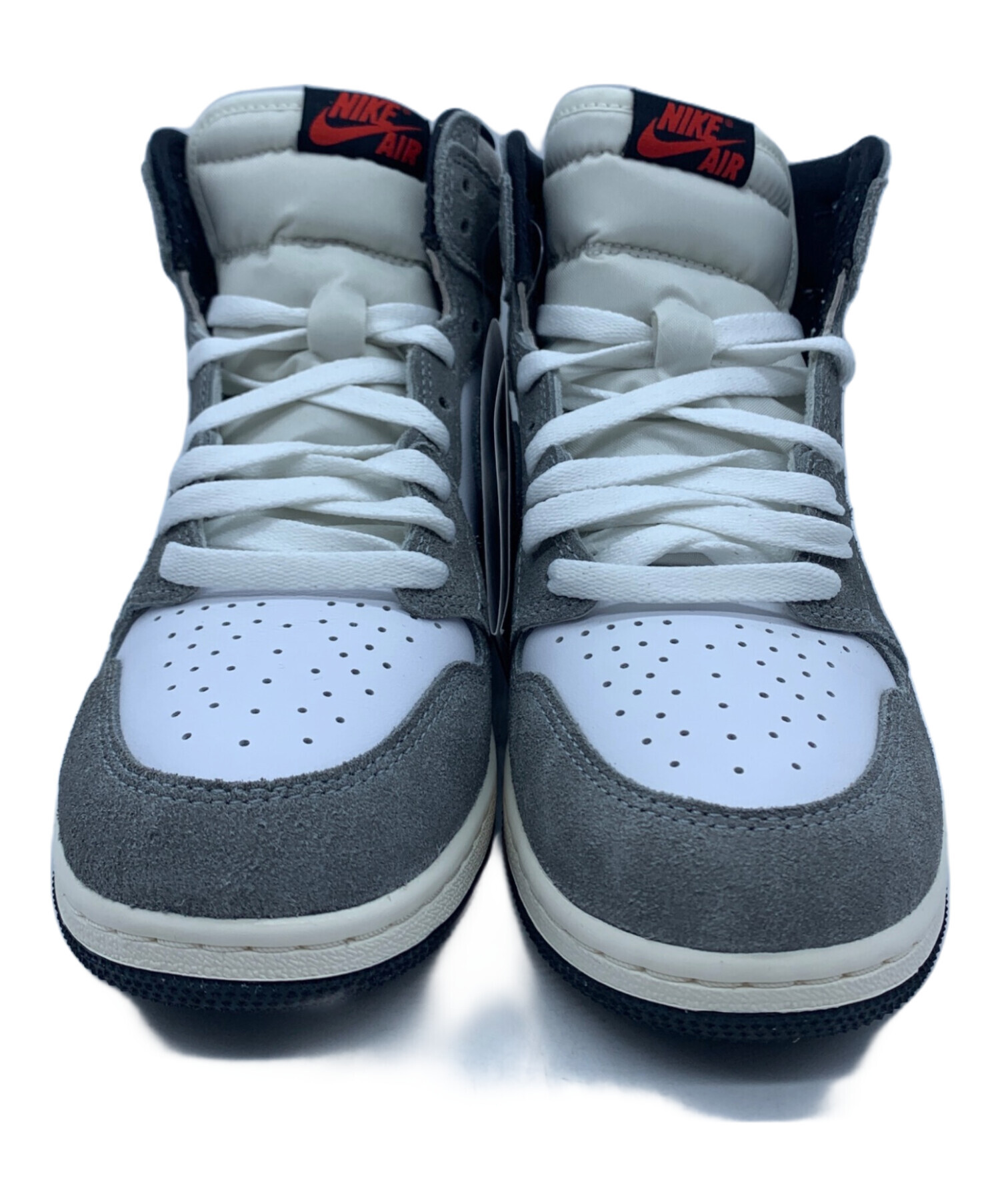 Nike ハイカットスニーカー ホワイト/ブルー/グレー 中古・古着通販】NIKE (ナイキ) ハイカットスニーカー グレー×ホワイト
