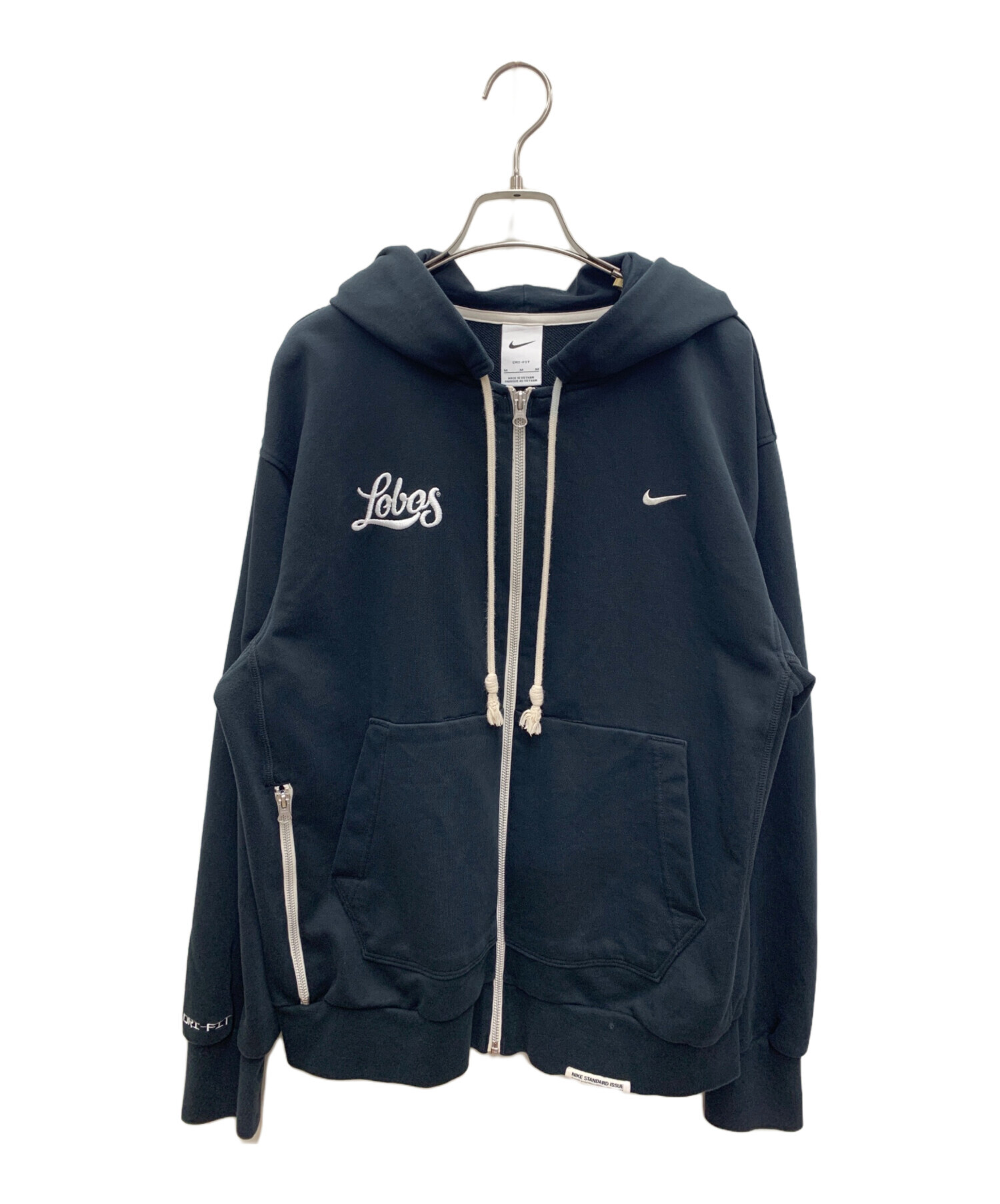 中古・古着通販】NIKE (ナイキ) ジップパーカー ブラック サイズ:M