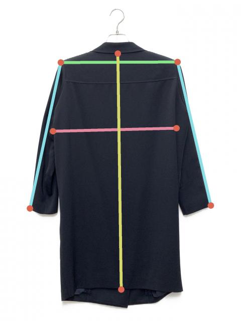 中古・古着通販】BALENCIAGA (バレンシアガ) ノーカラーコート