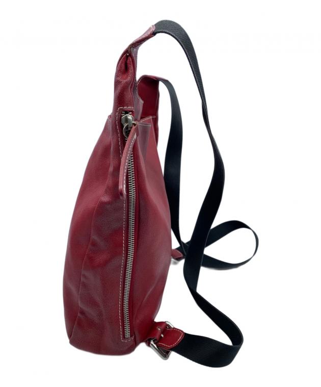FURLAのレザーショルダーバッグ　新品未使用 中古・古着通販】FURLA (フルラ) レザーショルダーバッグ レッド